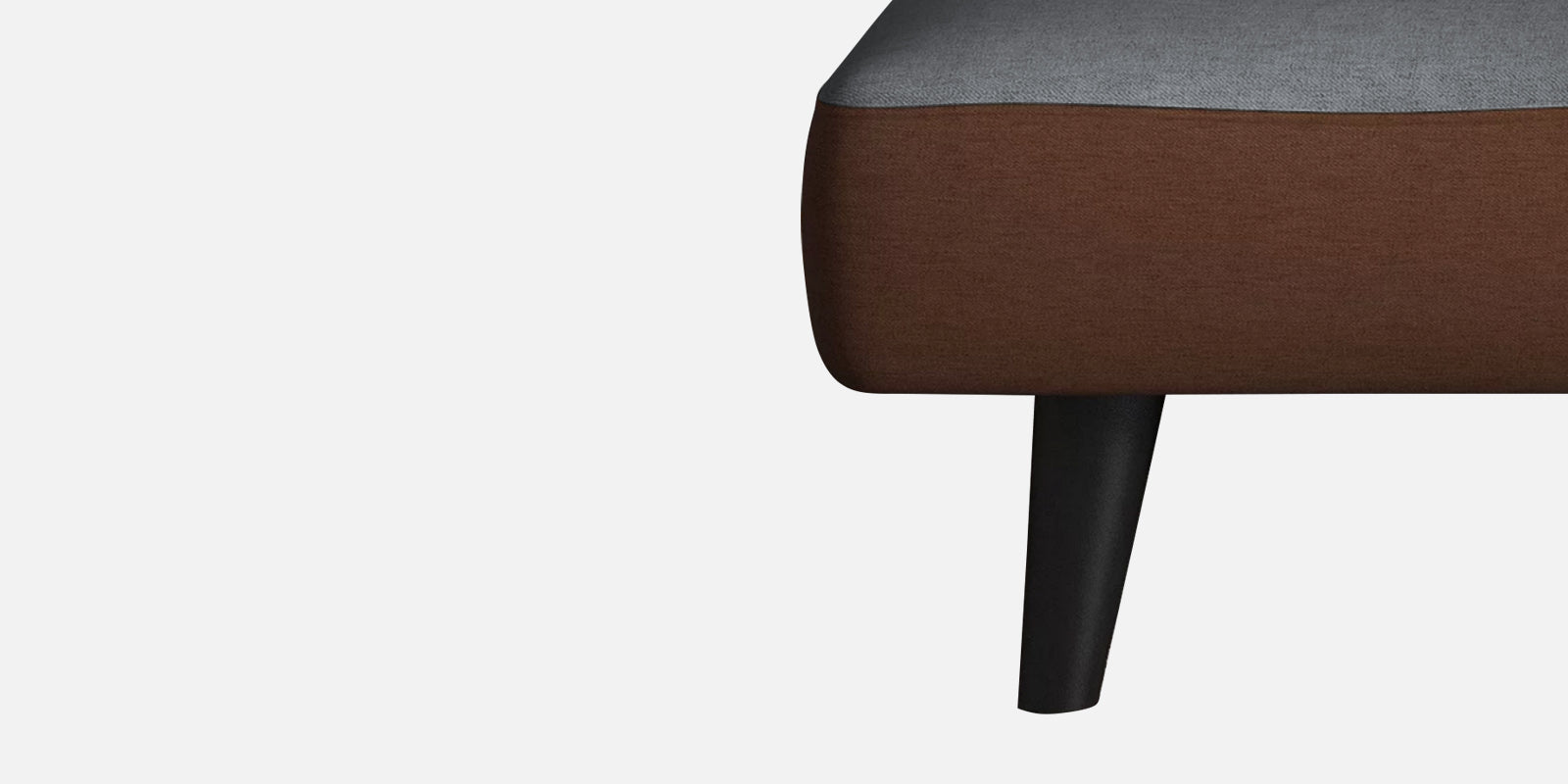 Vedan Fabric 3 Seater Convertible Sofa Cum Bed In Coin Grey Colour - Febonic Living