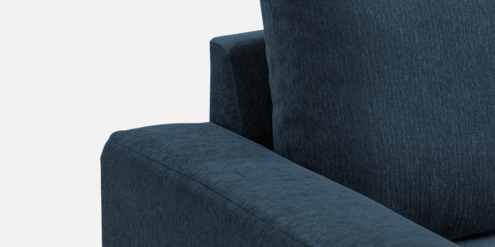 Kara Fabric 3 Seater Pull Out Sofa Cum Bed In Light Blue Colour - Febonic Living