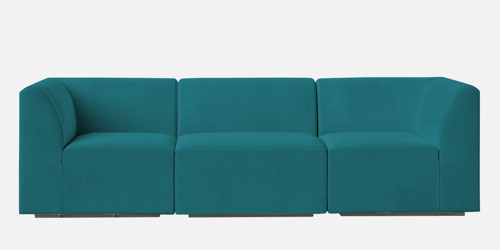 Bufa Velvet 3 Seater Sofa in Arabian green Colour