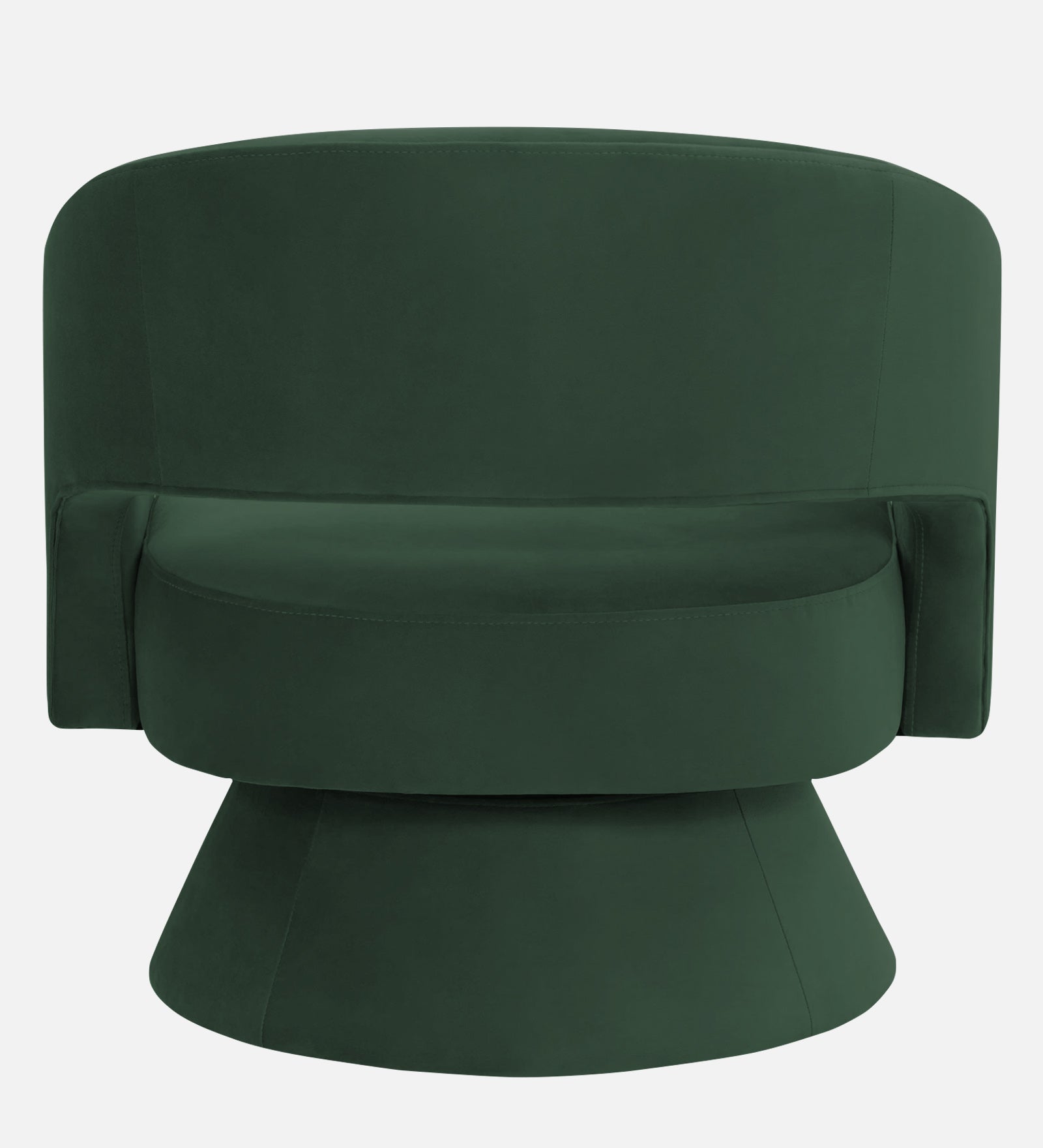 Pendra Velvet Swivel Chair In Amazon Green Colour - Febonic Living