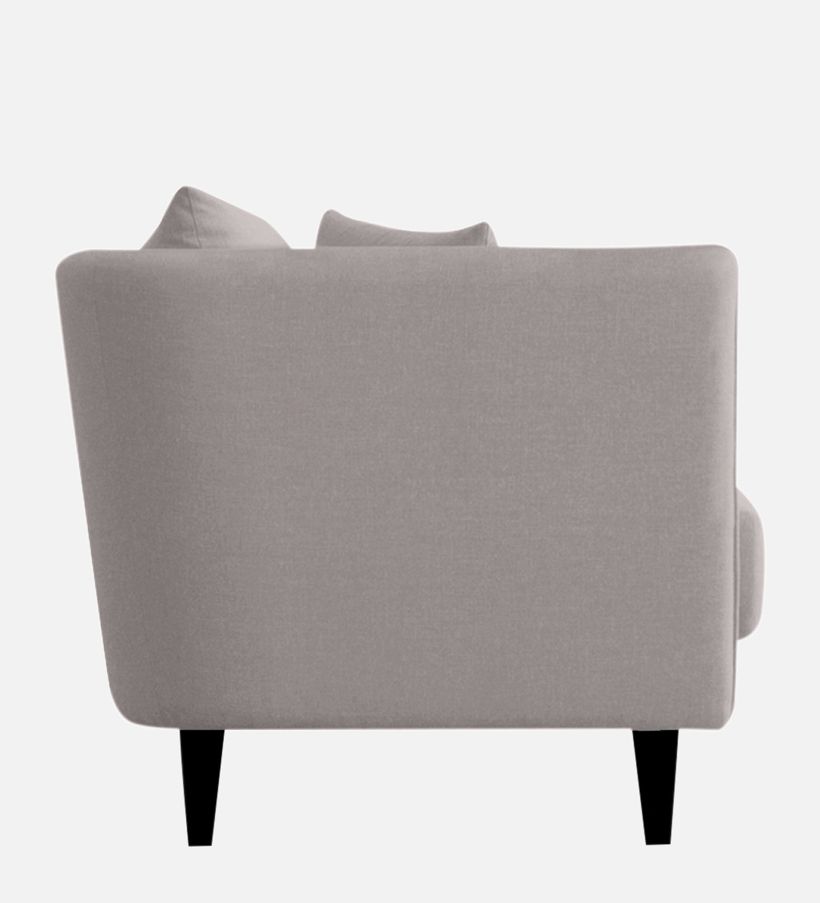Norway Velvet 1 Seater Sofa In Pearl Grey Colour - Febonic Living