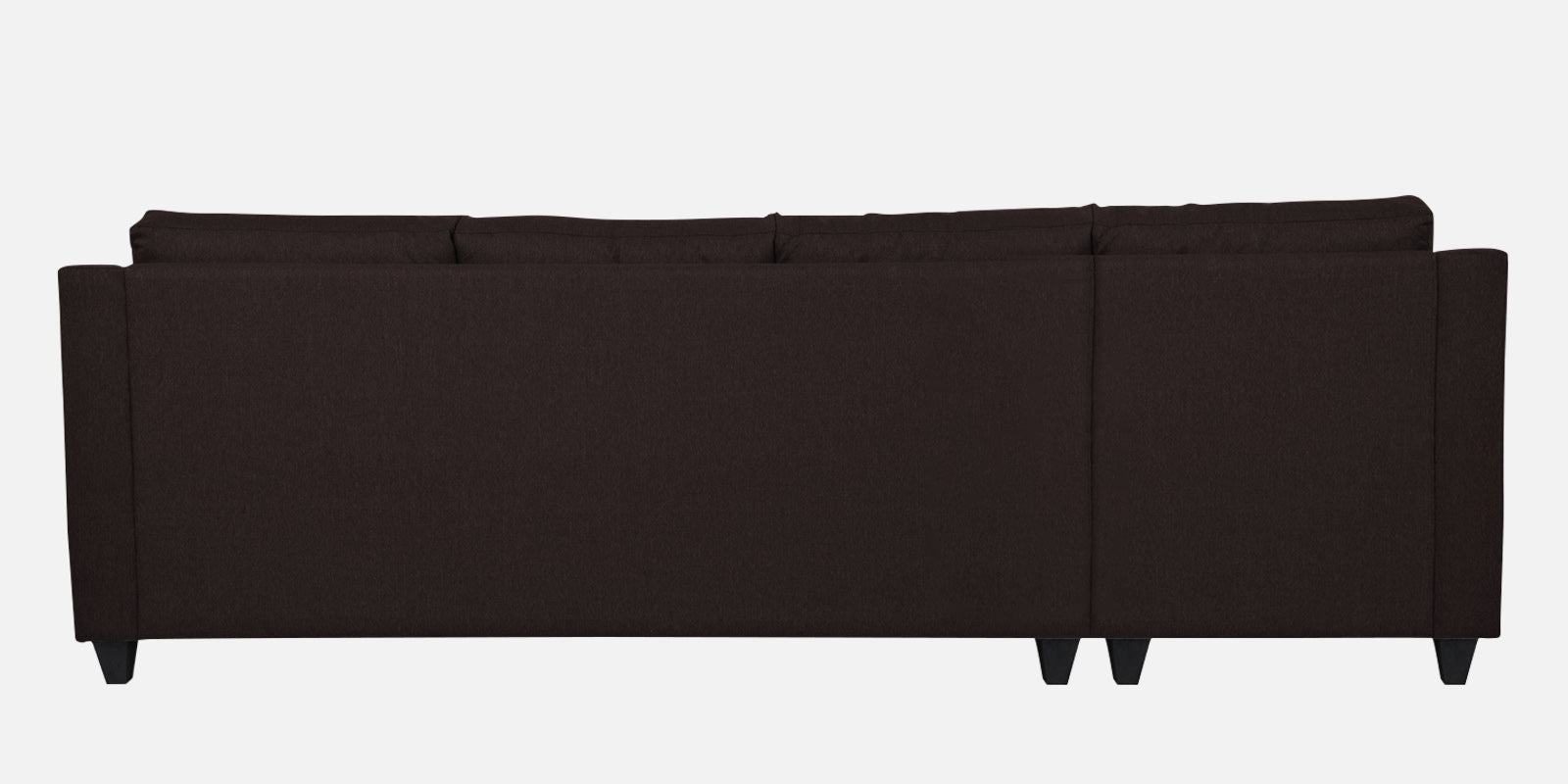 Welly Fabric Rhs Sectional Sofa 3 Lounger In Dark Brown Colour - Febonic Living