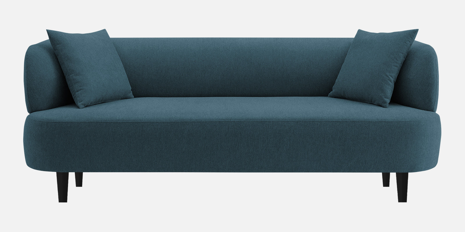 Carson Fabric 3 Seater Sofa In Harbour Blue Colour - Febonic Living