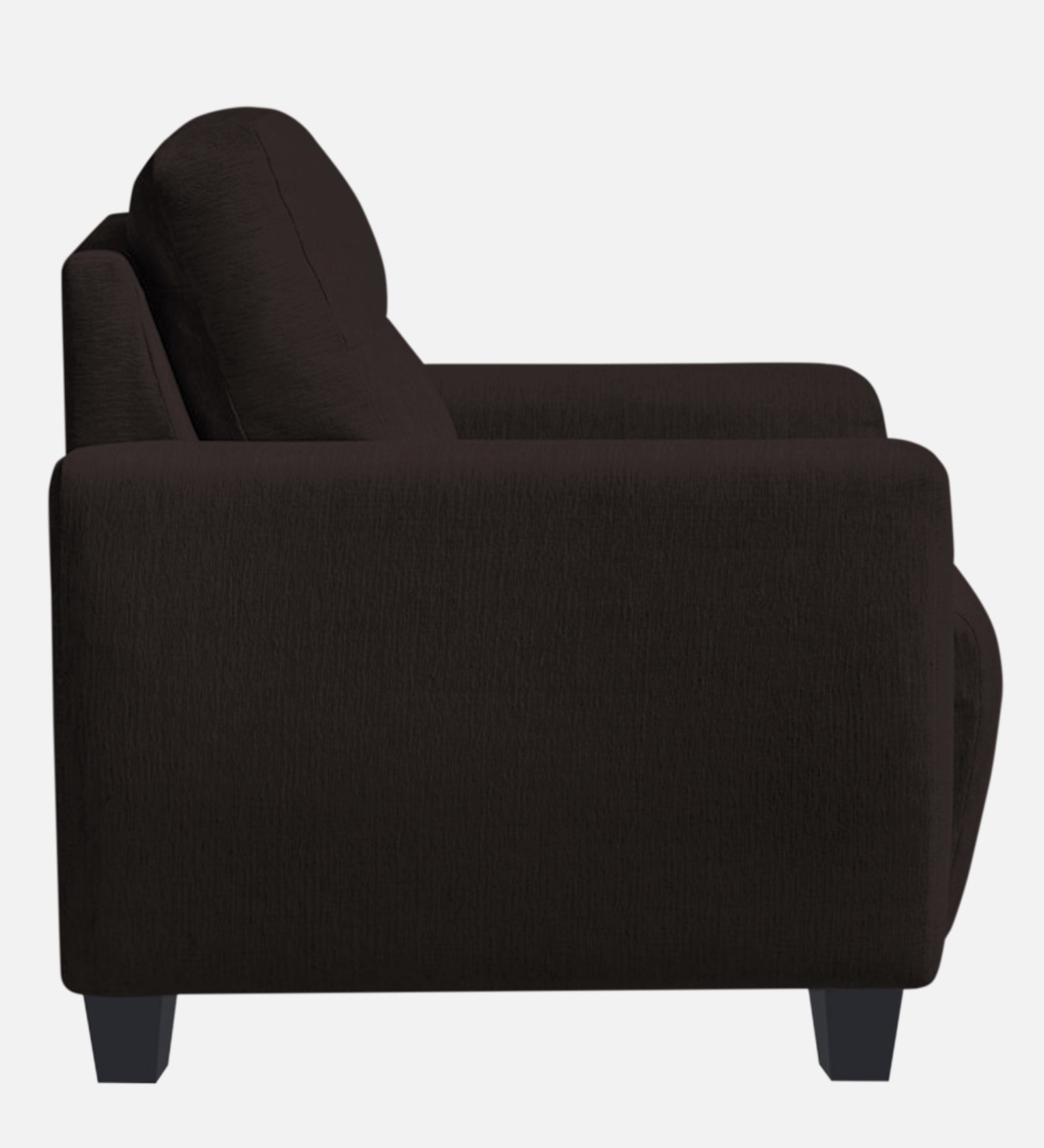 Bakadi Fabric 1 Seater Sofa In cara brown Colour - Febonic Living