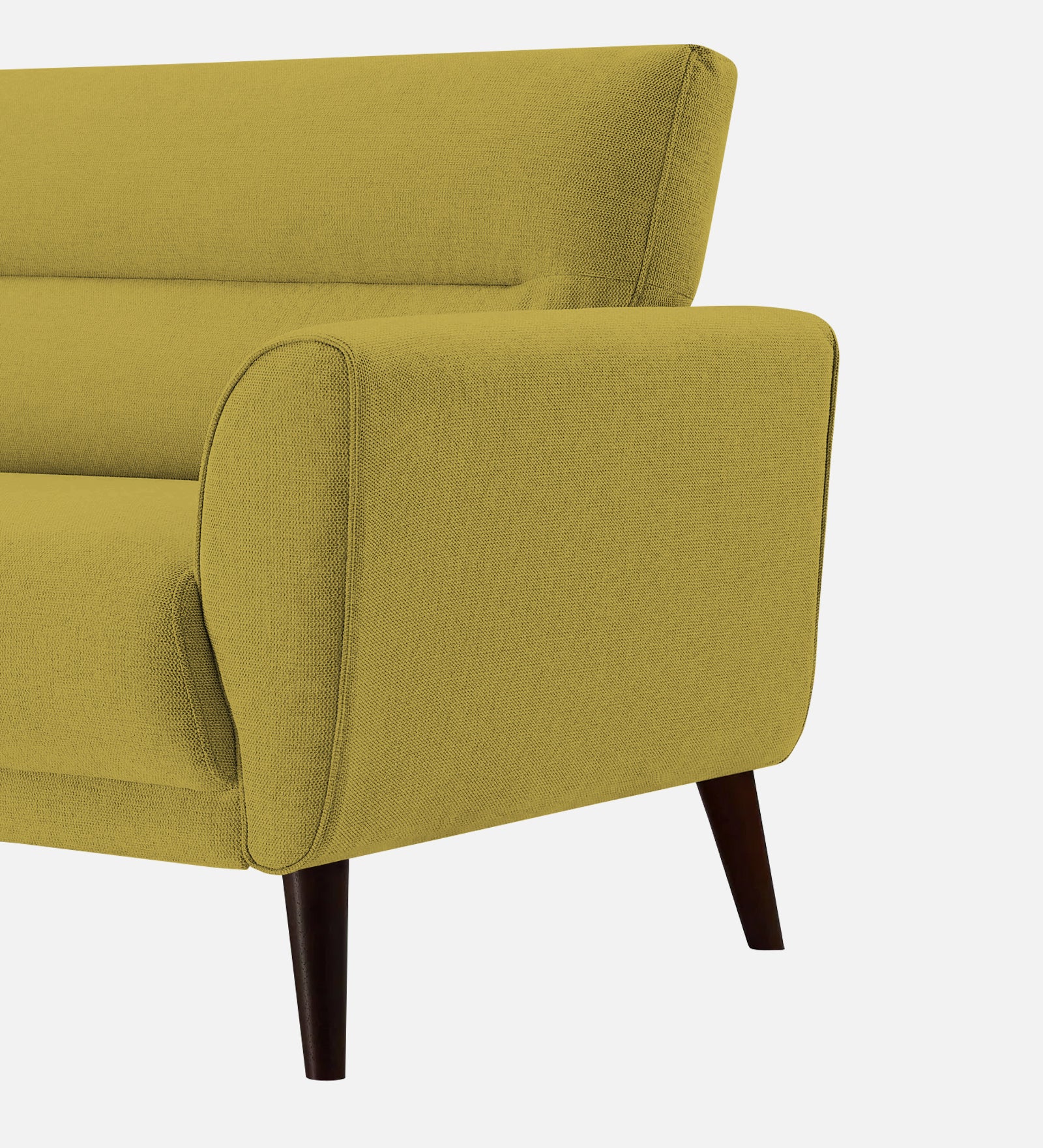 Castro Fabric 1 Seater Sofa In Parrot Green Colour - Febonic Living