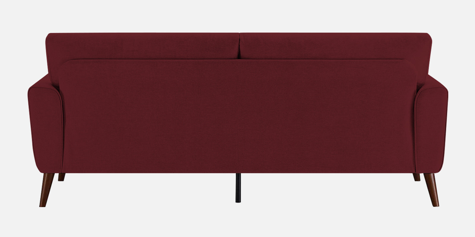 Castro Fabric 3 Seater Sofa In Blood Maroon Colour - Febonic Living