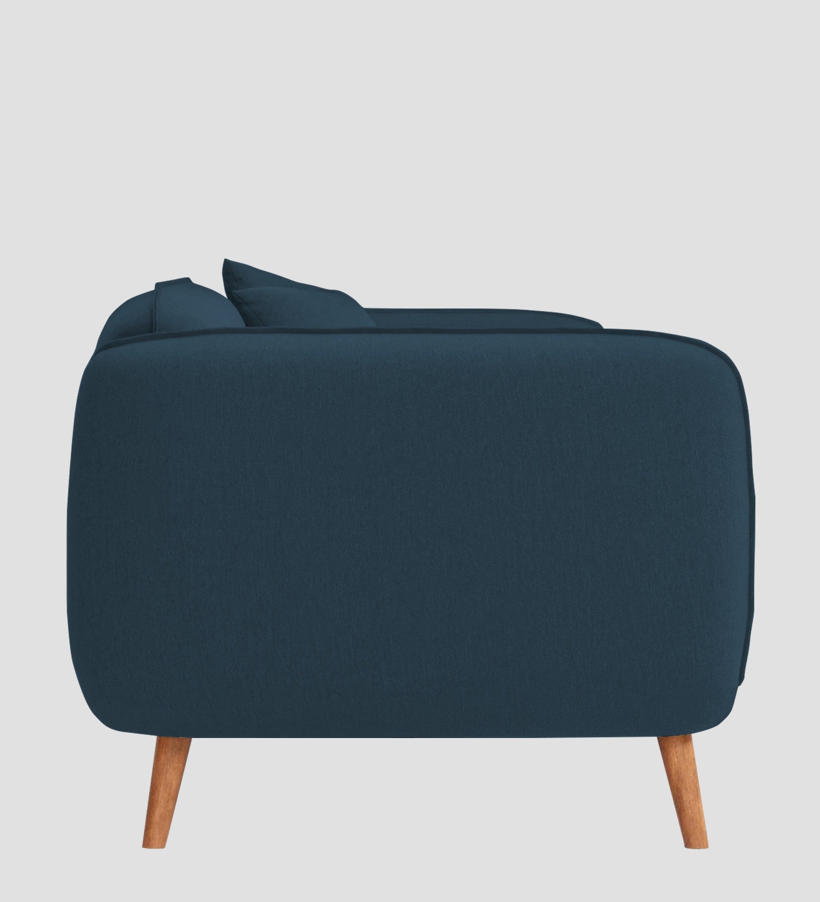 Zia Fabric 1 Seater Sofa In Cool Blue Colour - Febonic Living