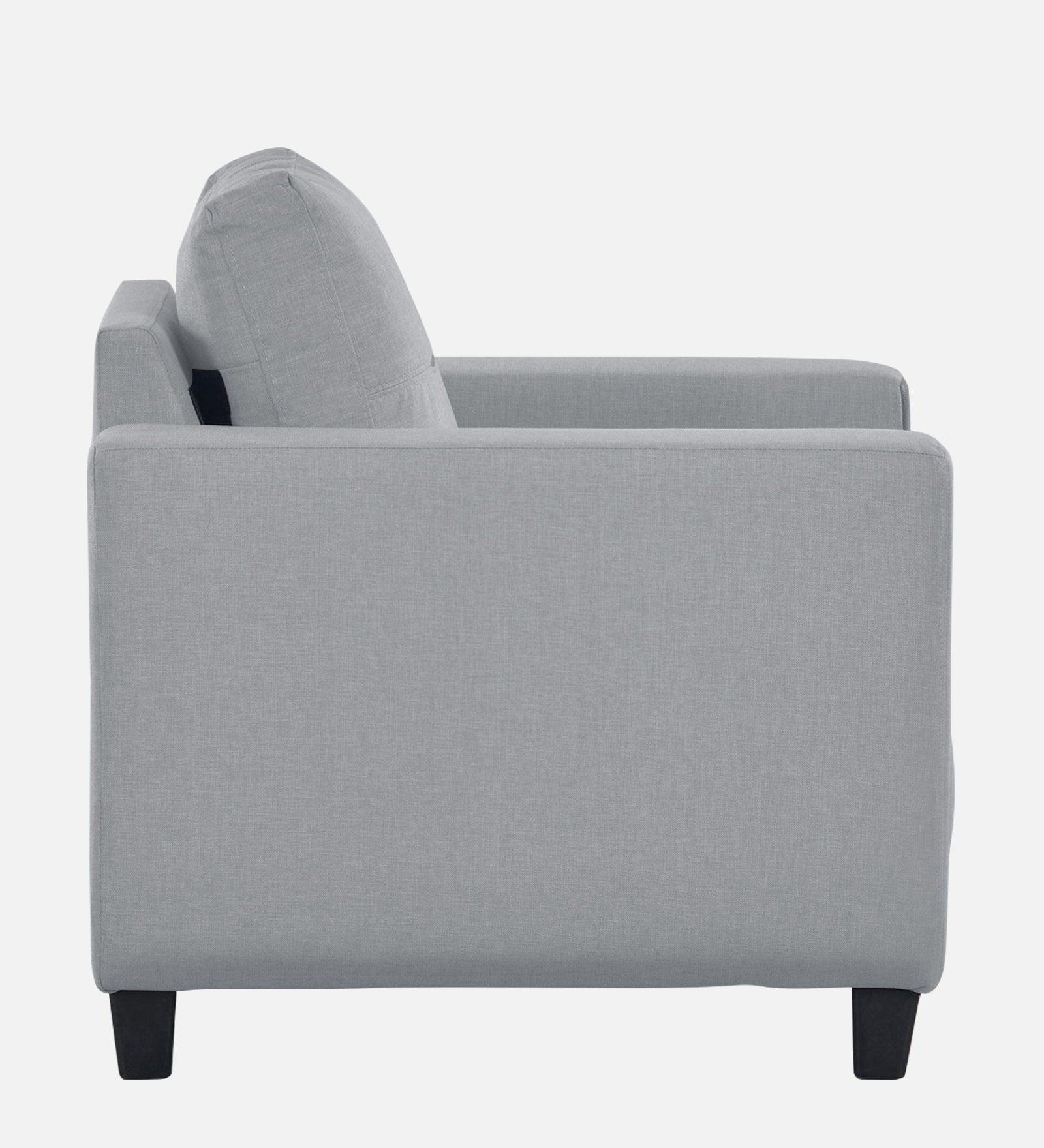 Perry Fabric 1 Seater Sofa In Coin Grey Colour - Febonic Living