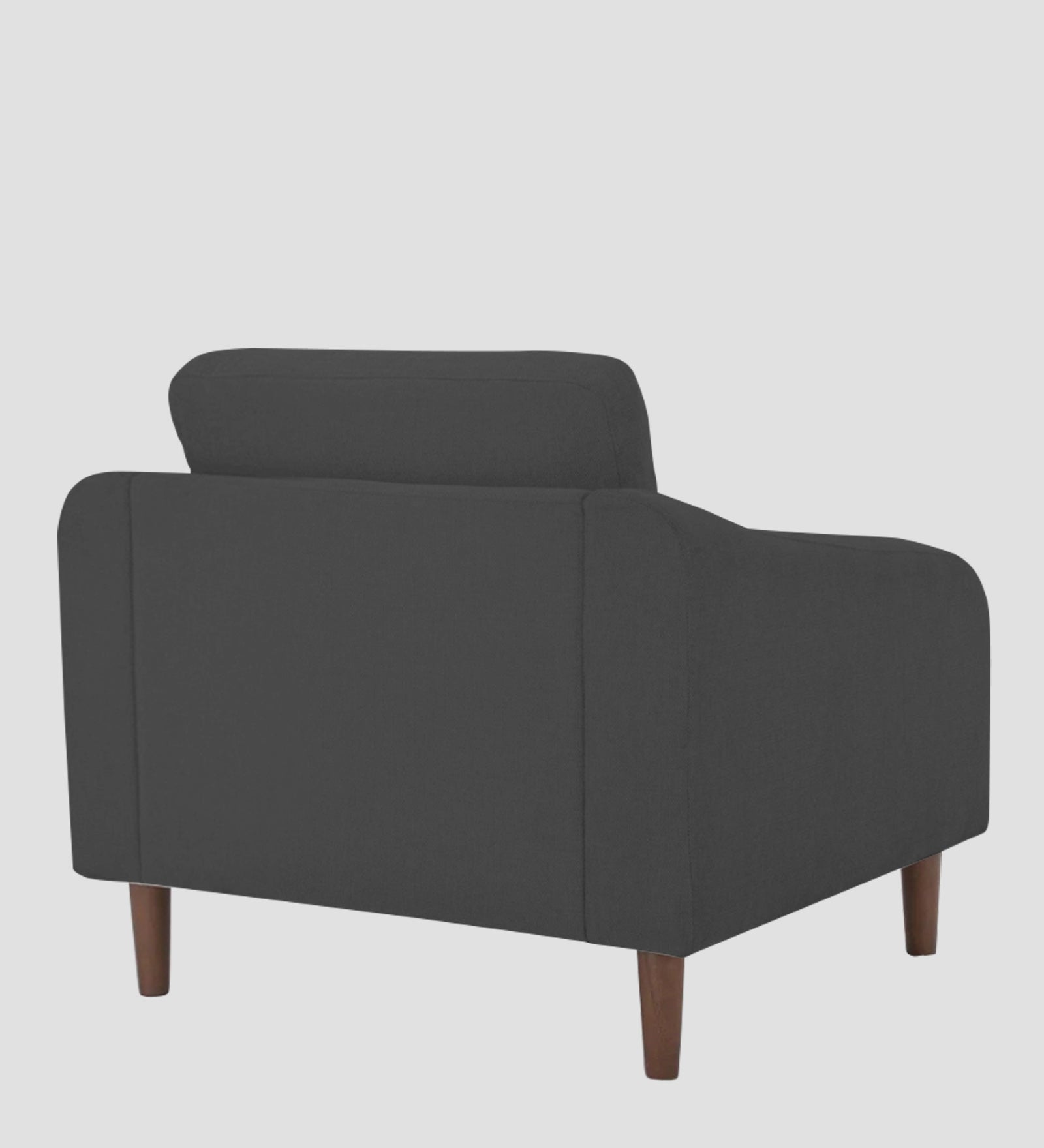 Elara Fabric 1 Seater Sofa in Stone Grey Colour - Febonic Living