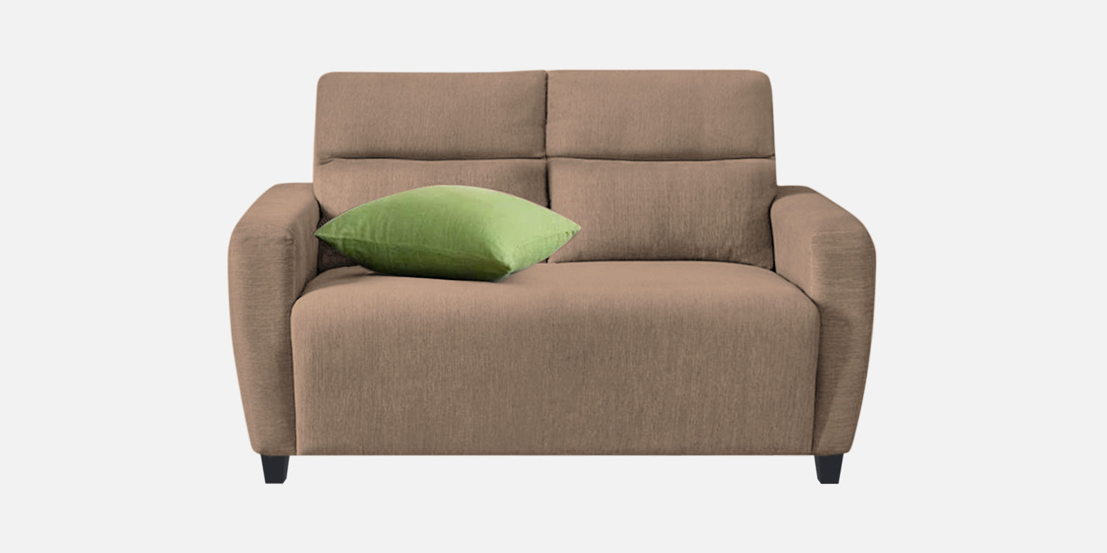 Bakadi Fabric 2 Seater Sofa In Cookie Beige Colour - Febonic Living