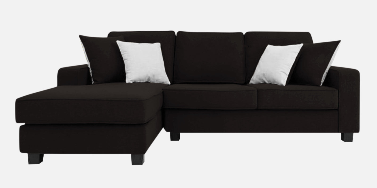 Ladybug Fabric RHS Sectional Sofa (2+Lounger) In Cara Brown Colour - Febonic Living