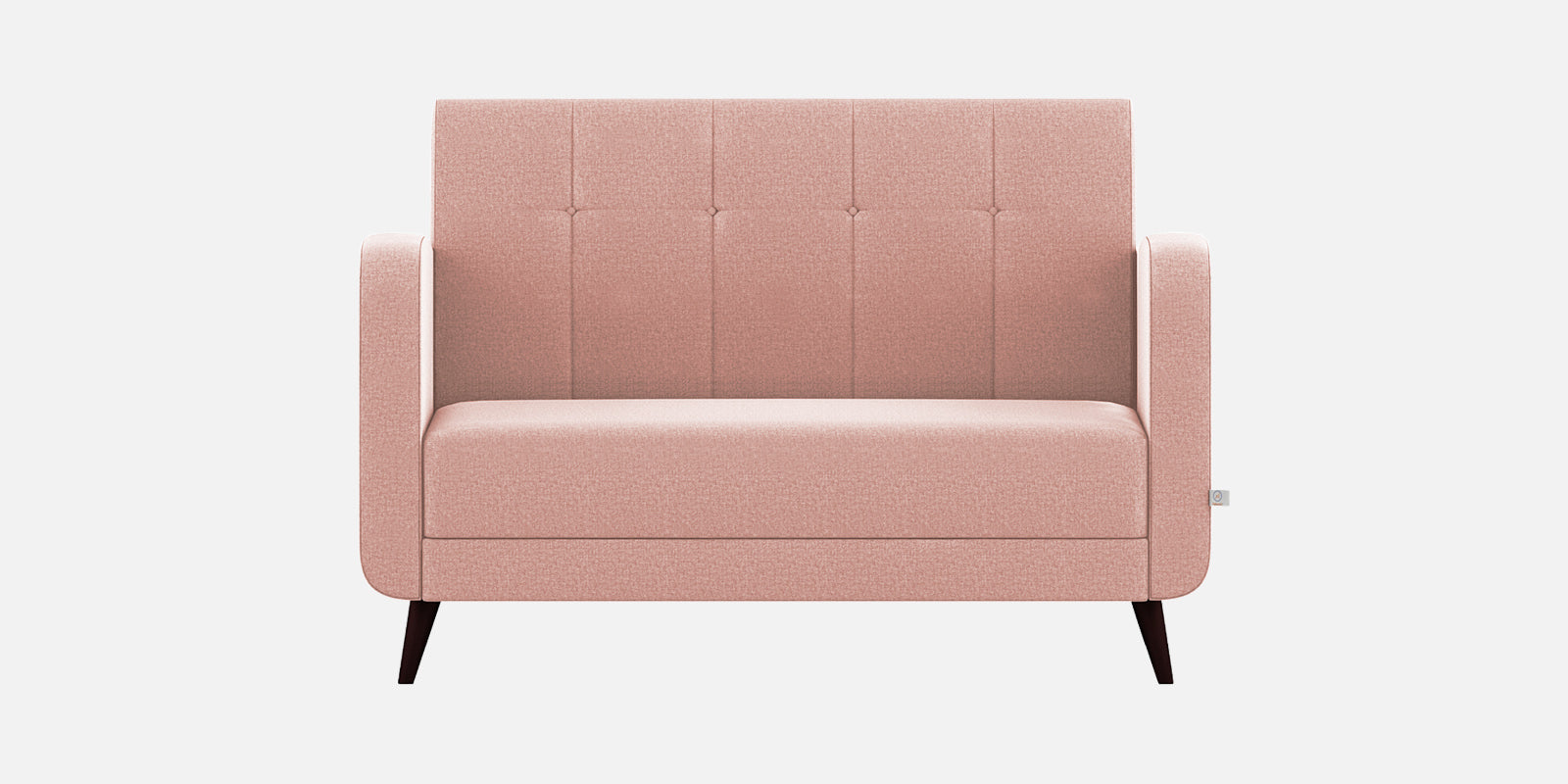 Wiki Velvet 2 Seater Sofa In Blush Pink Colour - Febonic Living