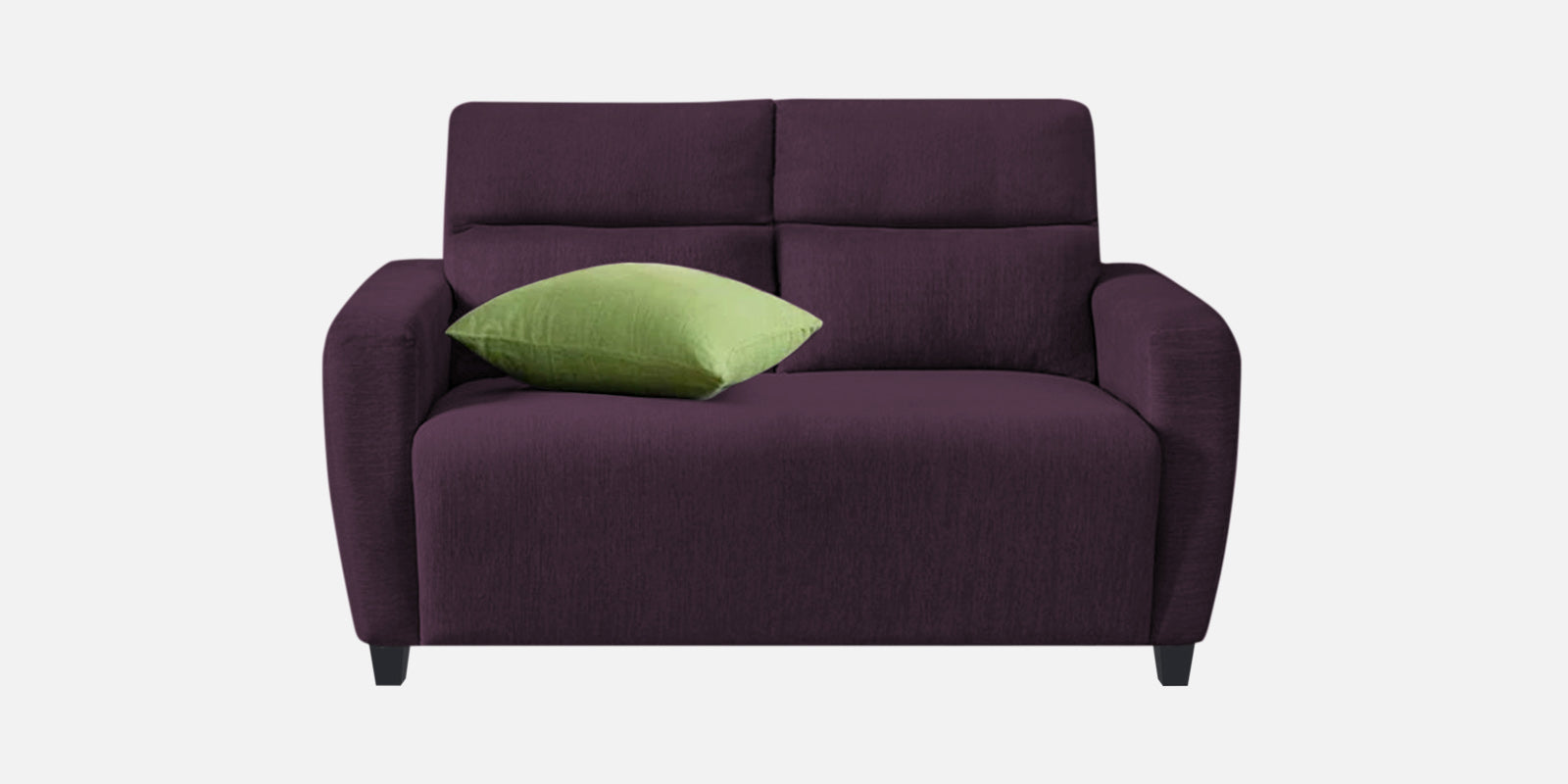 Bakadi Fabric 2 Seater Sofa In Greek Purple Colour - Febonic Living