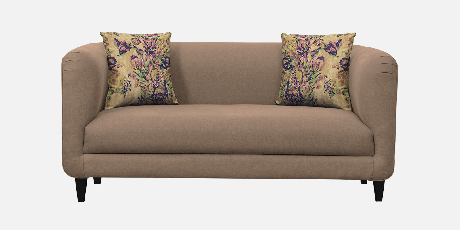 Niki Fabric 2 Seater Sofa In Cookie Beige Colour - Febonic Living