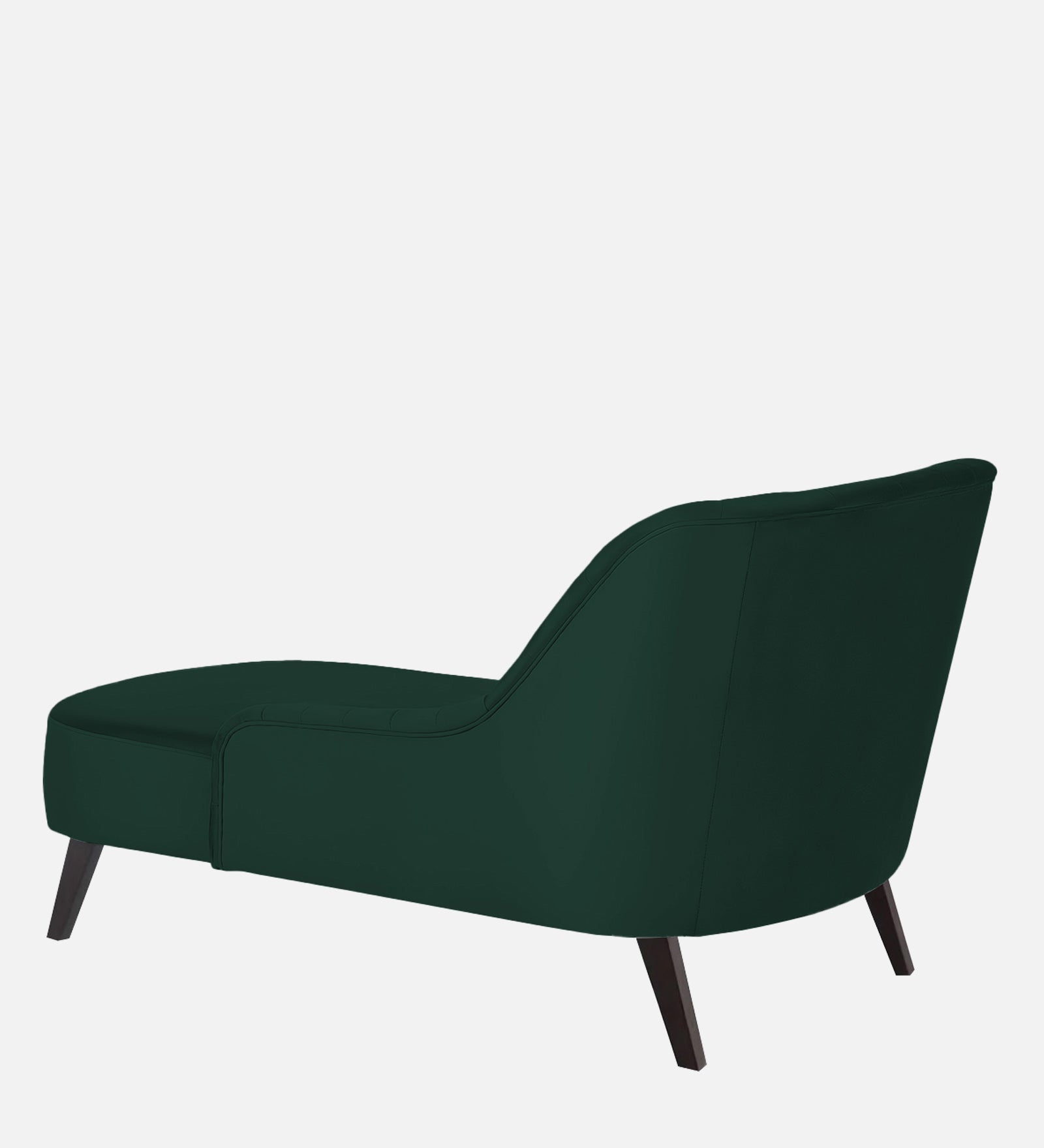 Flora Velvet LHS Chaise Lounger In Forest Green Colour - Febonic Living