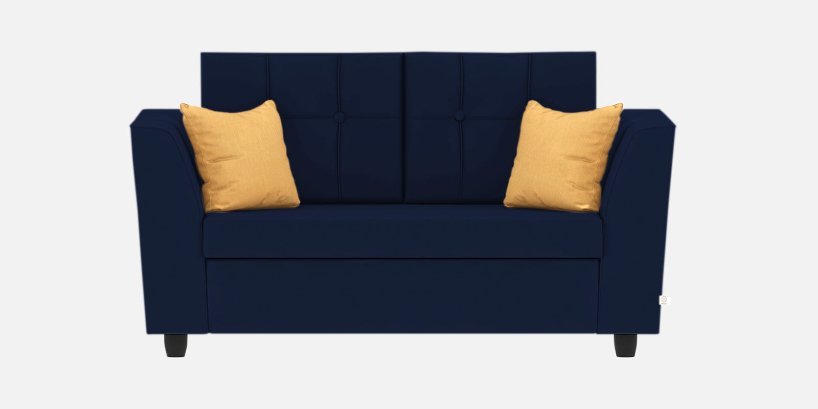 Nestin Velvet 2 Seater Sofa In Indigo Blue Colour - Febonic Living
