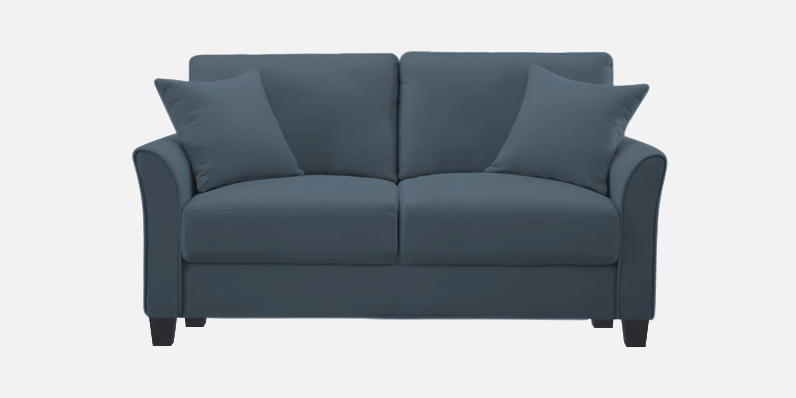 Daroo Velvet 2 Seater Sofa In Oxford Blue Colour - Febonic Living