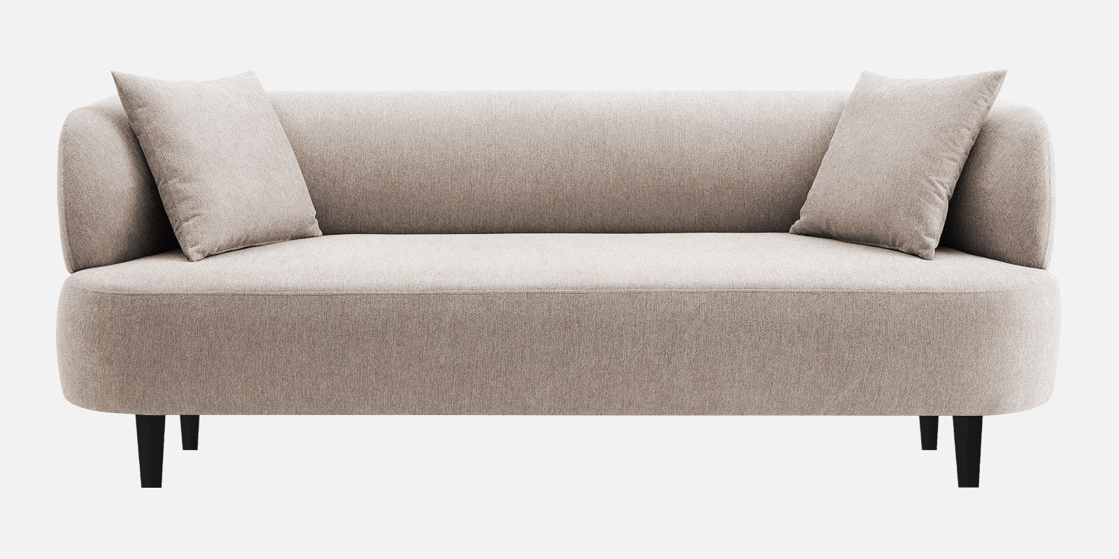 Carson Fabric 3 Seater Sofa In Natural Beige Colour - Febonic Living