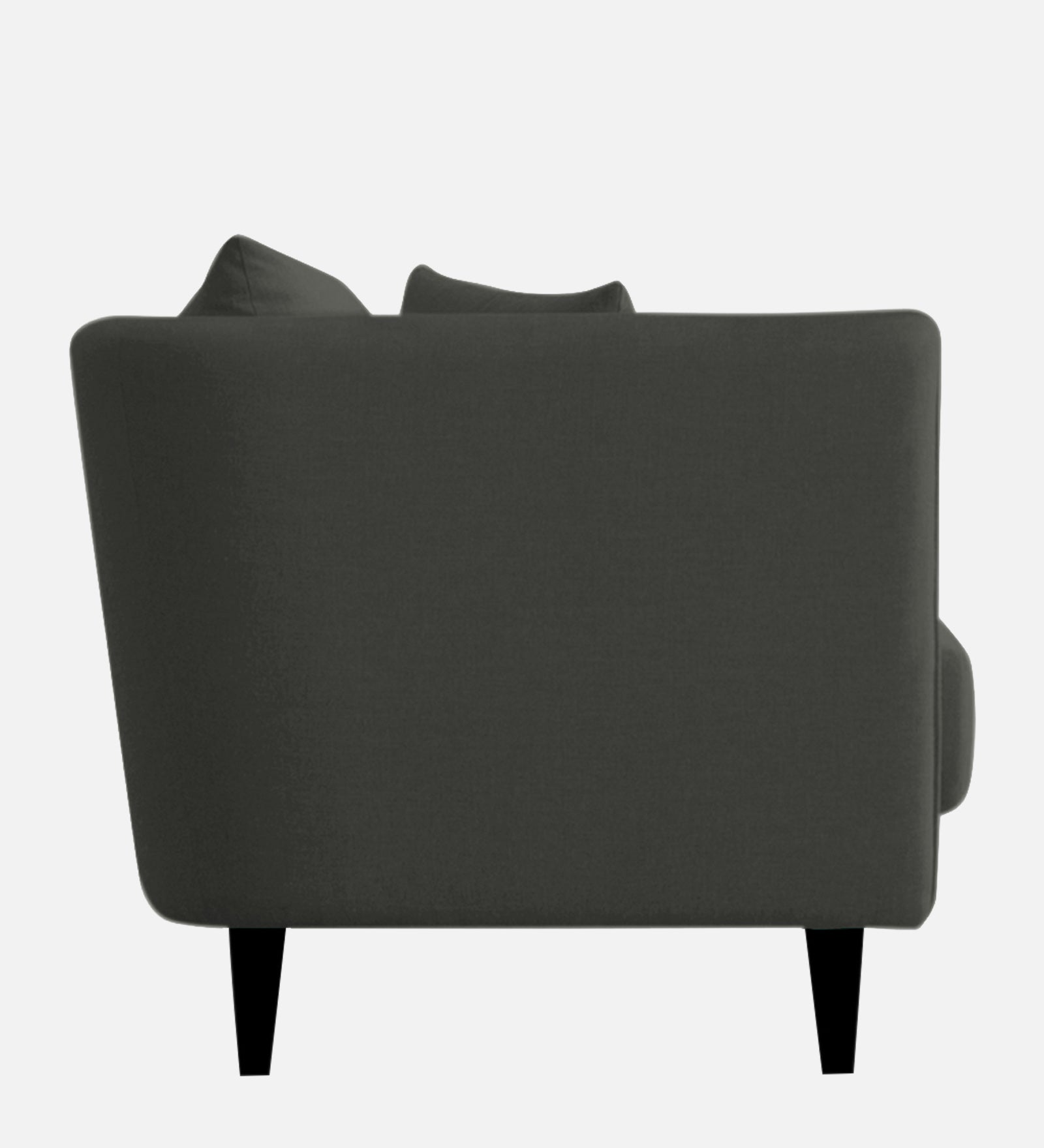 Norway Velvet 1 Seater Sofa In Hory Grey Colour - Febonic Living