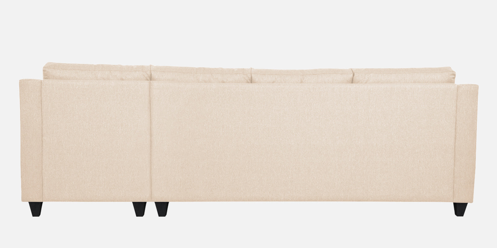 Welly Fabric LHS Sectional Sofa (3+Lounger) In Woom Beige Colour - Febonic Living
