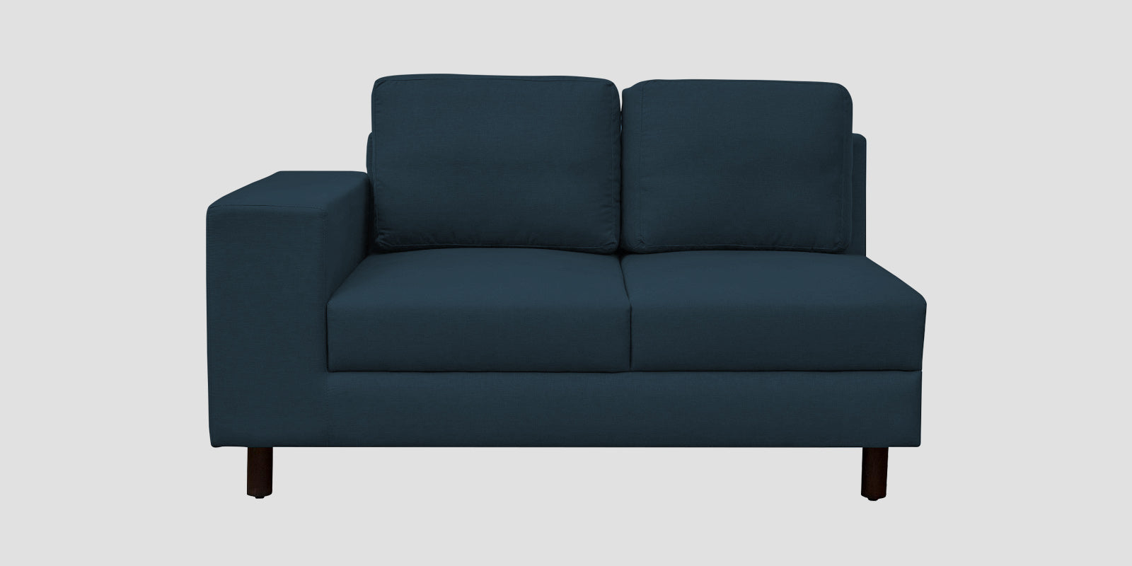 Betty Fabric 6 Seater RHS Corner Sofa In Cool Blue Colour - Febonic Living