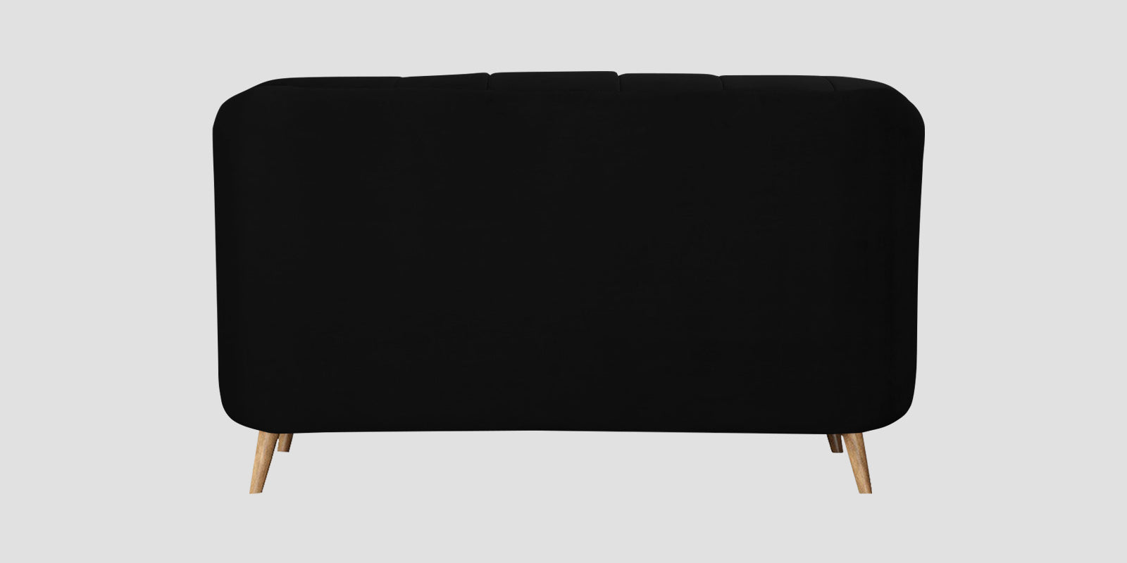Kaylee Velvet 2 Seater Sofa In Adam Black Colour - Febonic Living