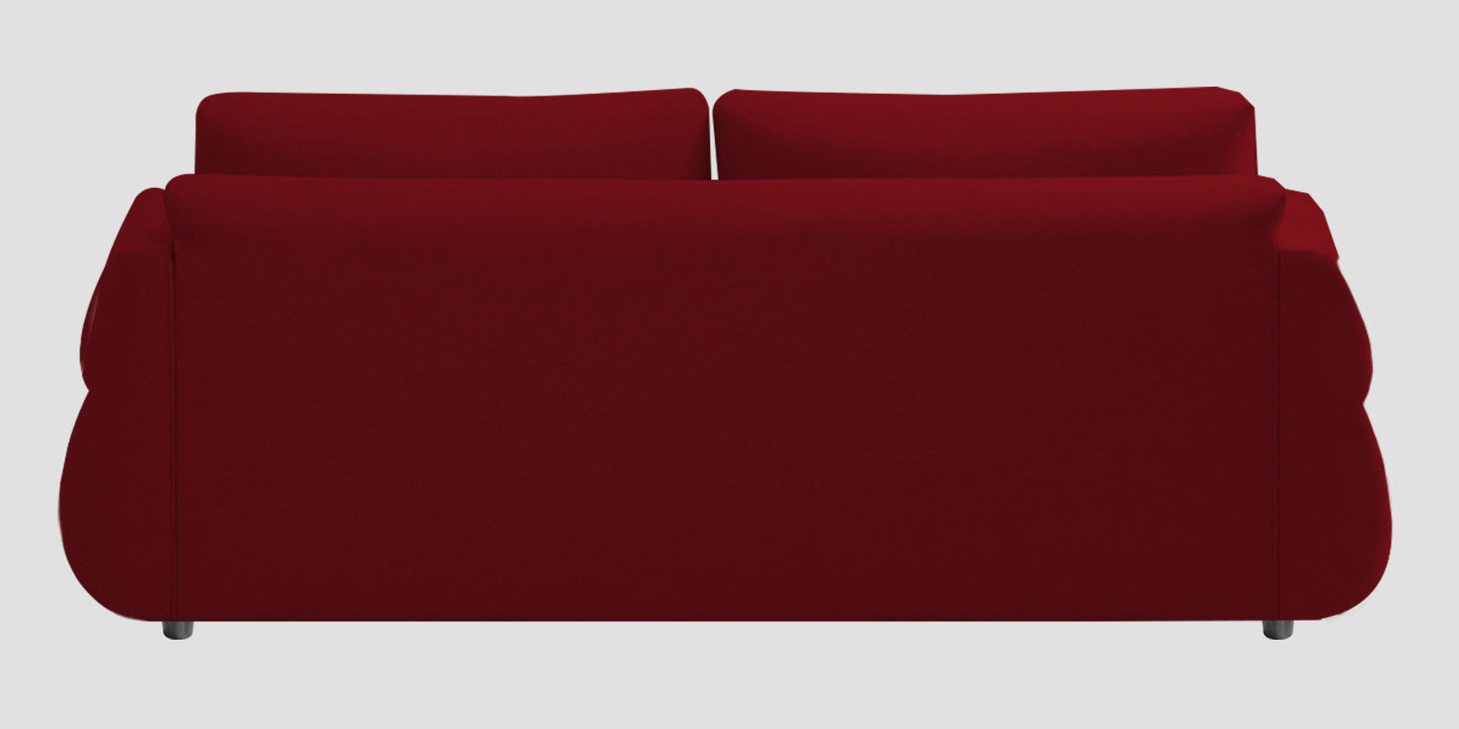 Jack Fabric 3 Seater Sofa In Ruby Red Colour - Febonic Living