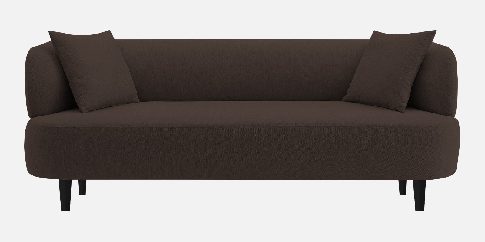 Carson Fabric 3 Seater Sofa In Coco Brown Colour - Febonic Living