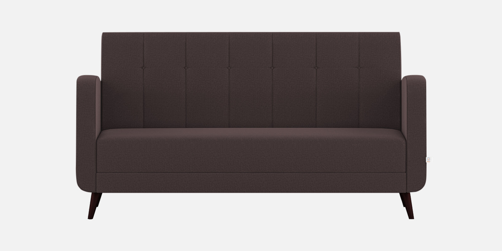 Wiki Velvet 3 Seater Sofa In Mocha Brown Colour - Febonic Living