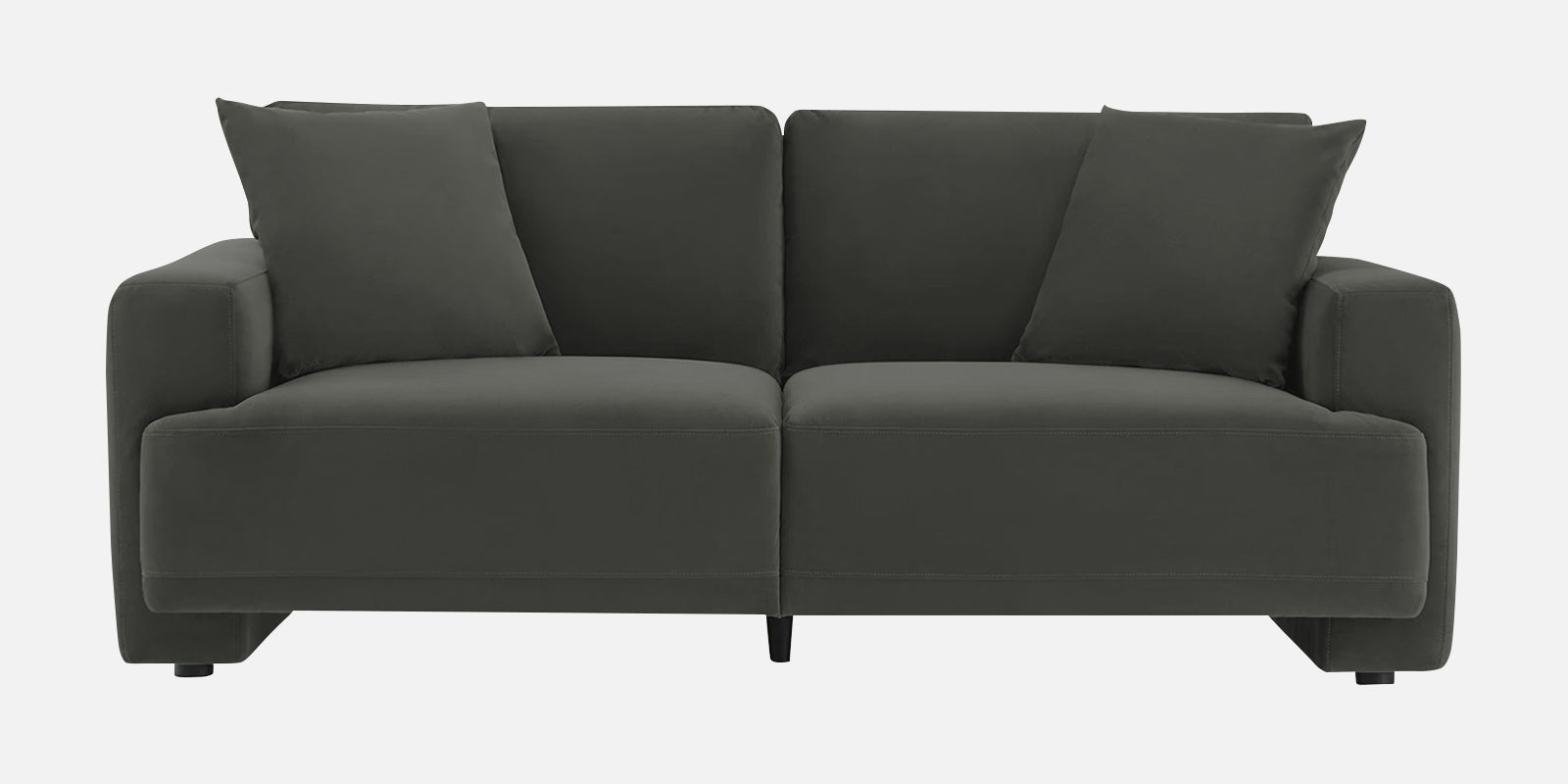 Kosta Velvet 2 Seater Sofa In Hory Grey Colour - Febonic Living