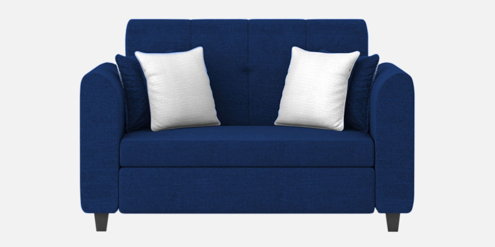 Denmark Fabric 2 Seater Sofa In Royal Blue Colour - Febonic Living