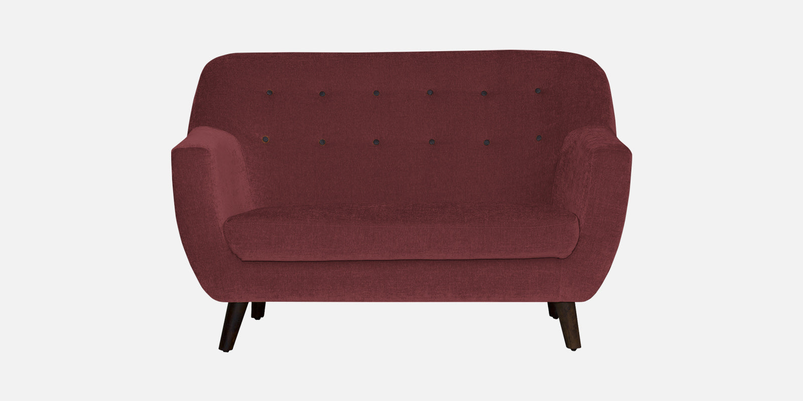 German Fabric 2 Seater Sofa In Blaze Red Colour - Febonic Living