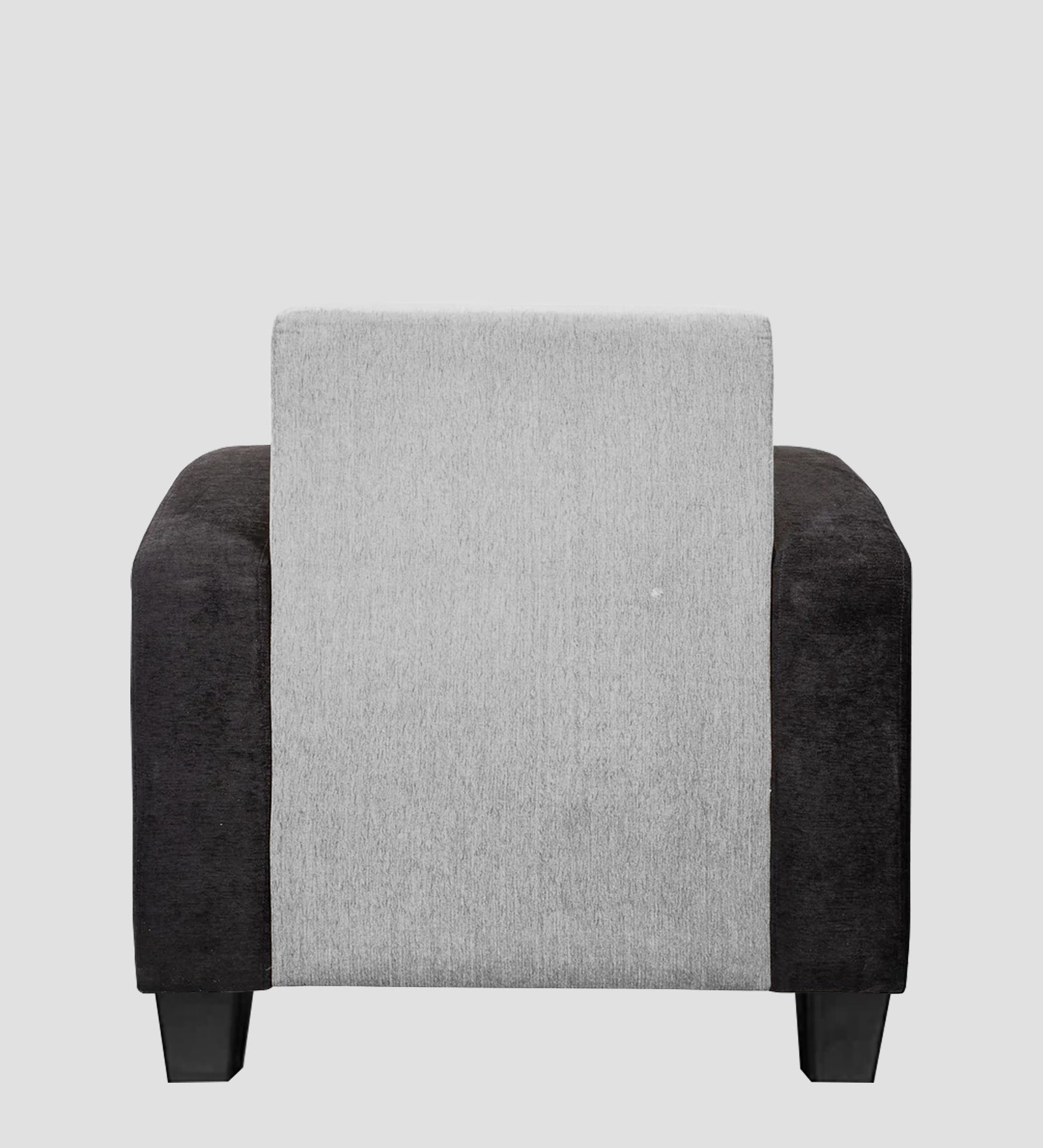 Alex Fabric 1 Seater Sofa In Lit Grey Colour - Febonic Living