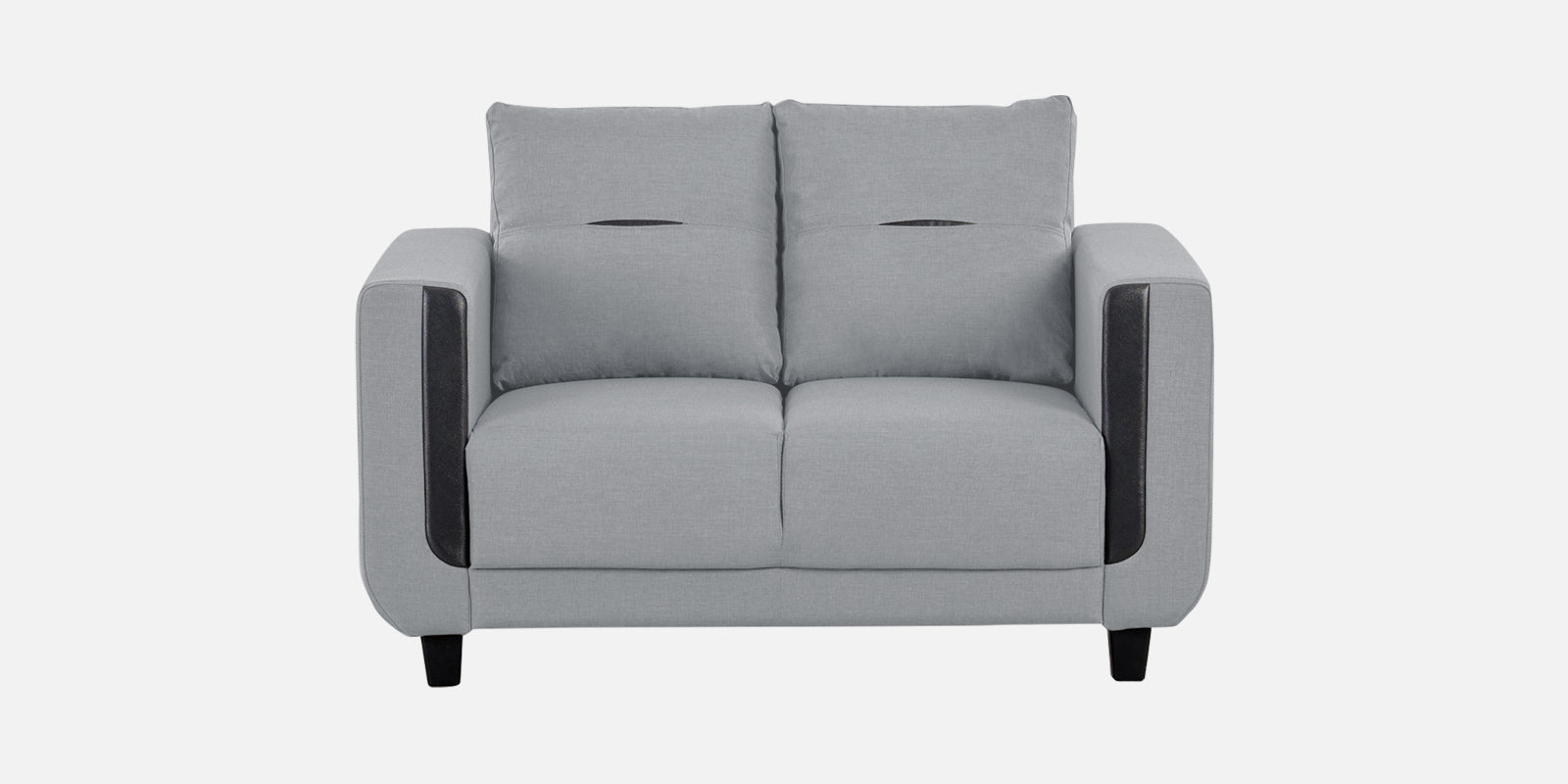 Perry Fabric 2 Seater Sofa in Coin Grey Colour