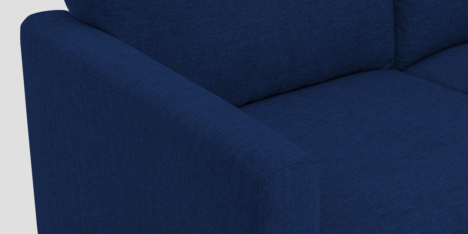 Romie Fabric LHS Sectional Sofa (2+Lounger) In Royal Blue Colour - Febonic Living