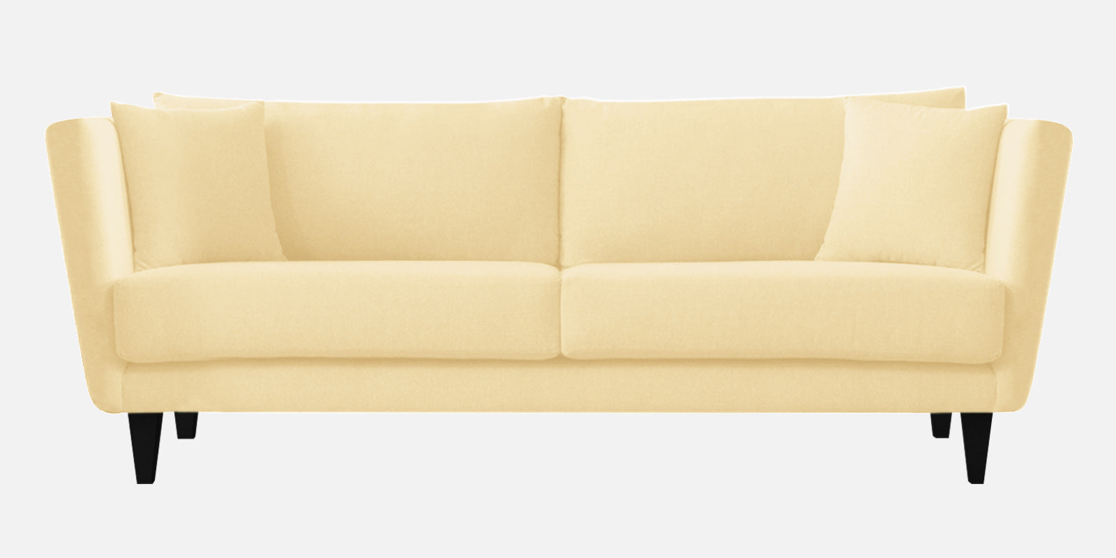 Norway Velvet 3 Seater Sofa In Sandy Beige Colour - Febonic Living