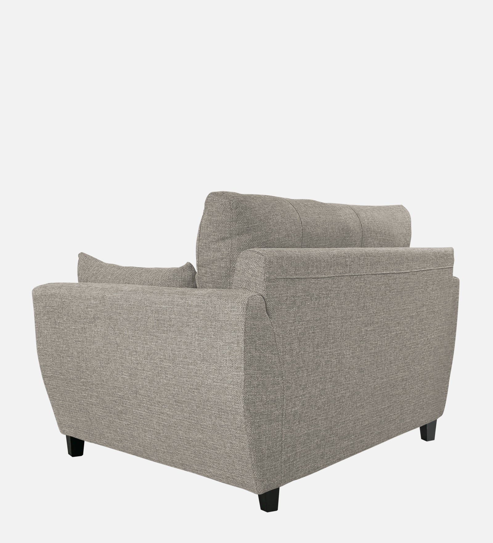 Mario Fabric 1 Seater Sofa In Ash Grey Colour - Febonic Living