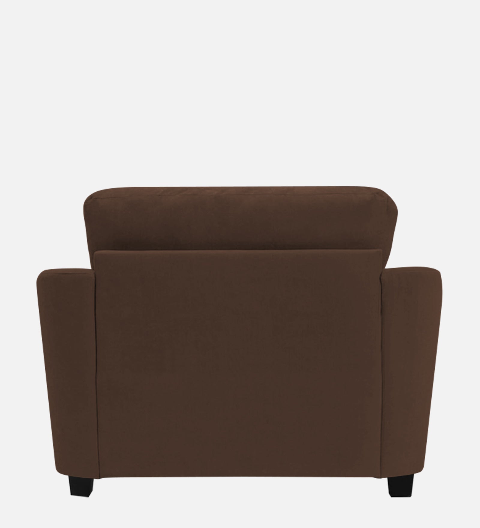 Mulan Fabric 1 Seater Sofa In Ash Brown Colour - Febonic Living