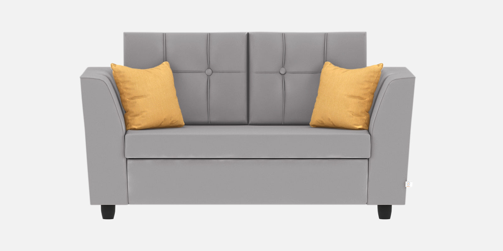 Nestin Velvet 2 Seater Sofa In Concrete Grey Colour - Febonic Living