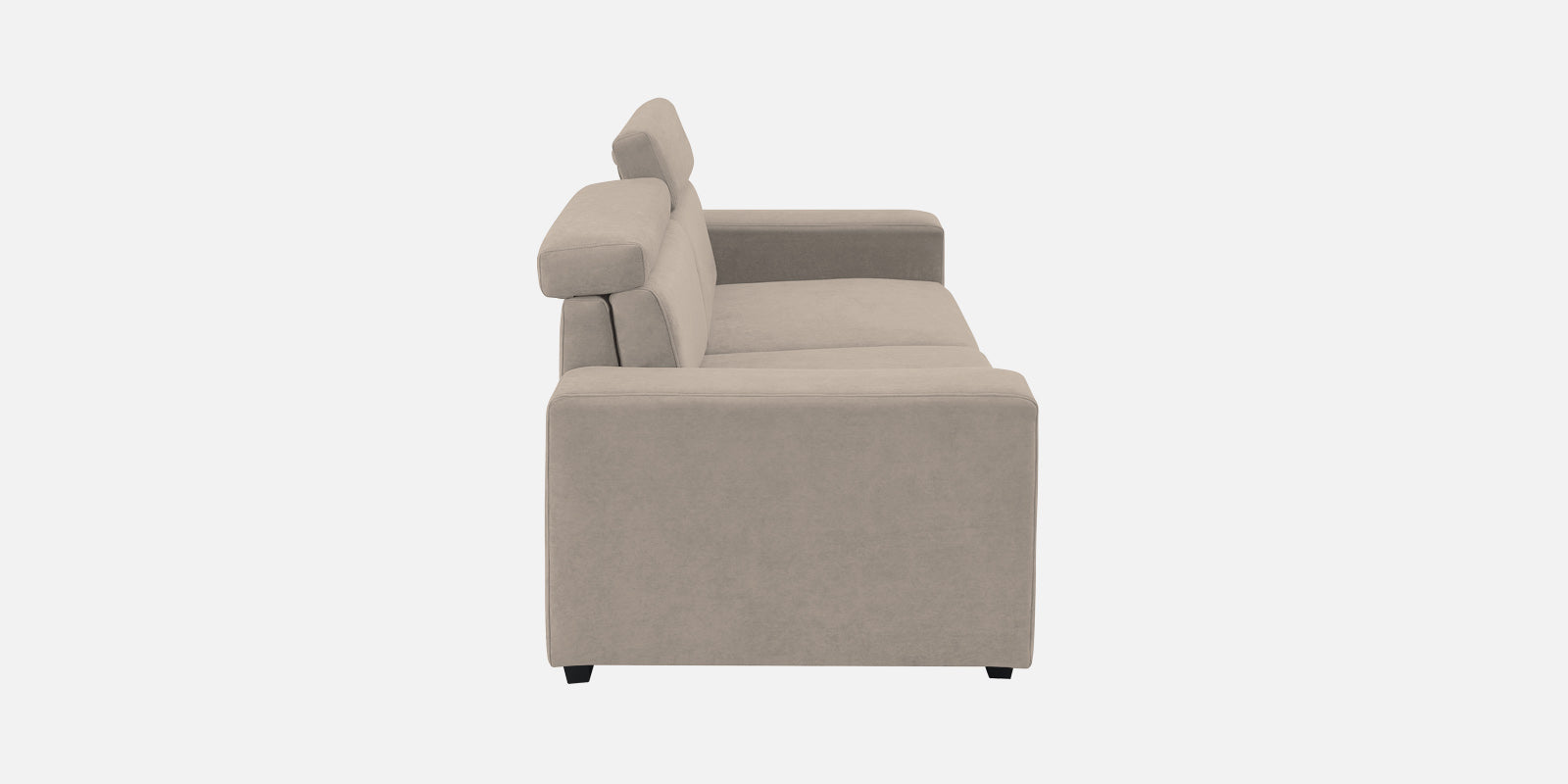 Hiro Fabric 3 Seater Sofa In Oat-Beige Colour - Febonic Living