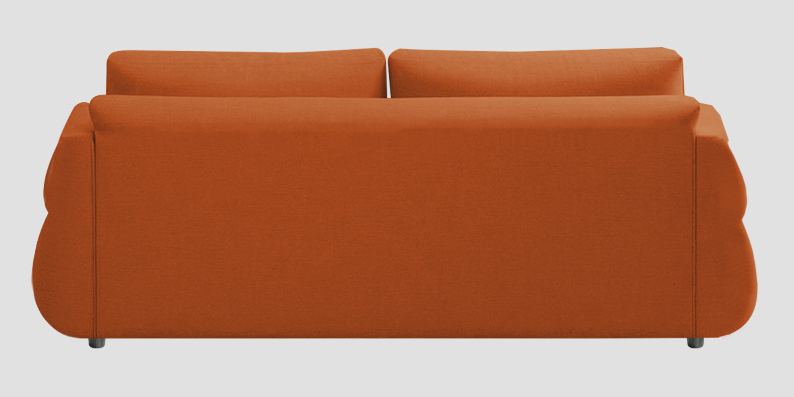 Jack Fabric 3 Seater Sofa In Vivid Orange Colour - Febonic Living