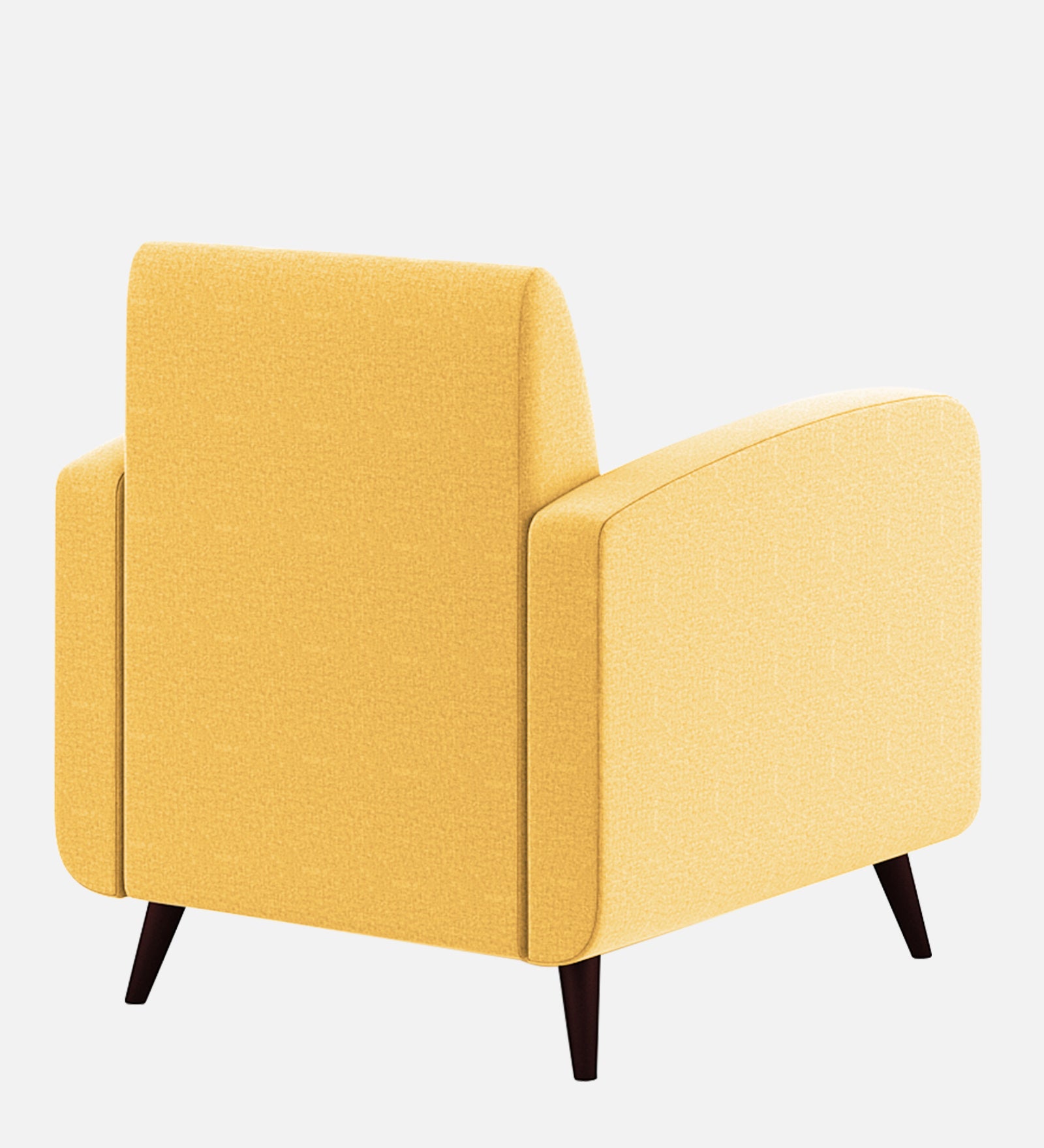Wiki Velvet 1 Seater Sofa In Turmeric Yellow Colour - Febonic Living