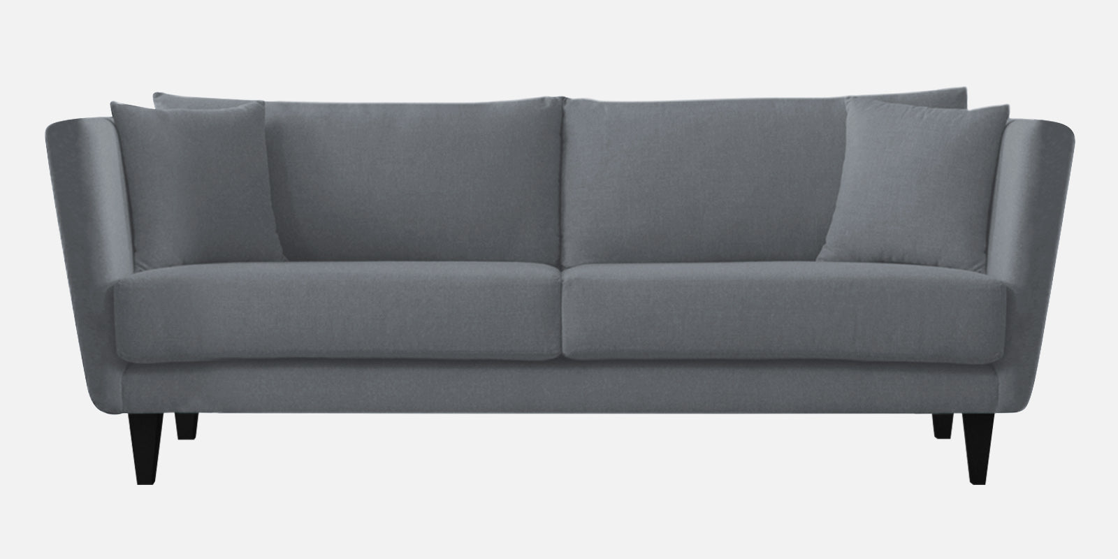 Norway Velvet 3 Seater Sofa In Pubble Grey Colour - Febonic Living
