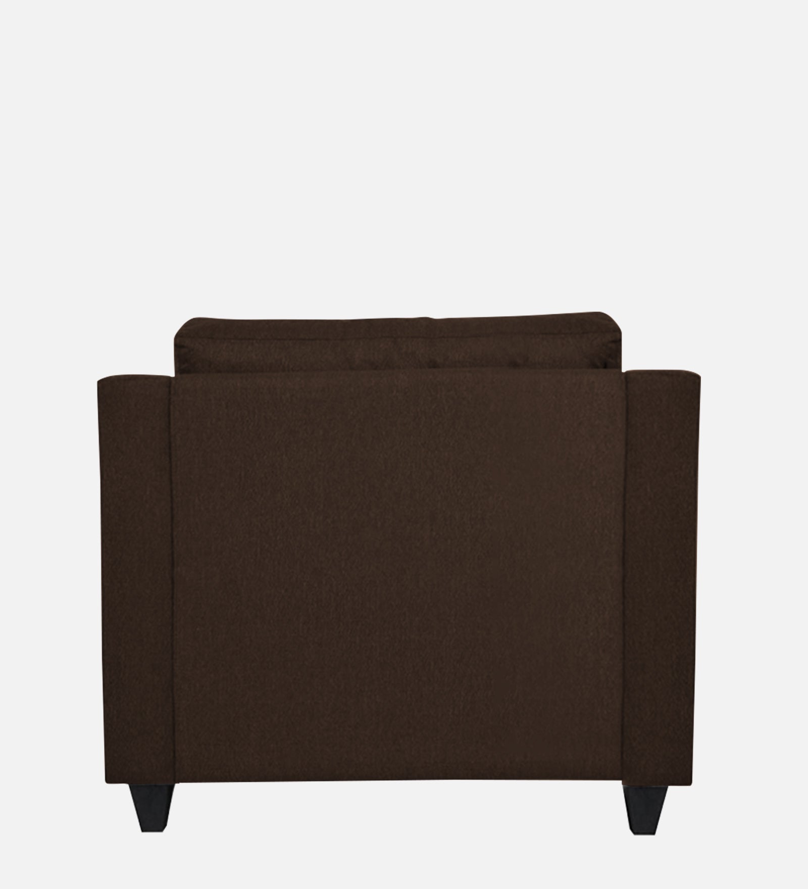 Welly Fabric 1 Seater Sofa In Cidar Brown Colour - Febonic Living