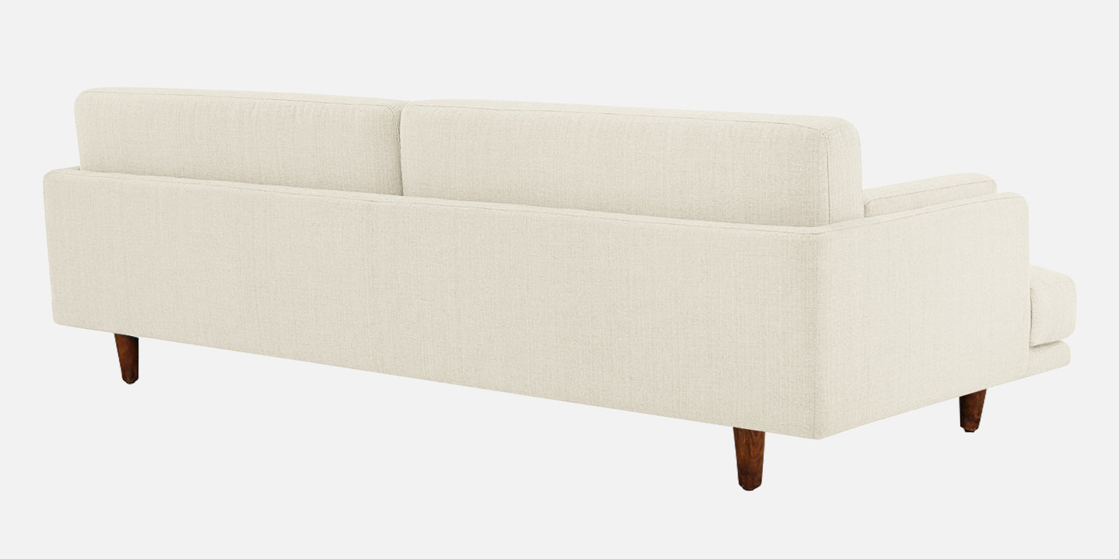 Ricky Fabric 3 Seater Sofa In Ivory Cream Colour - Febonic Living