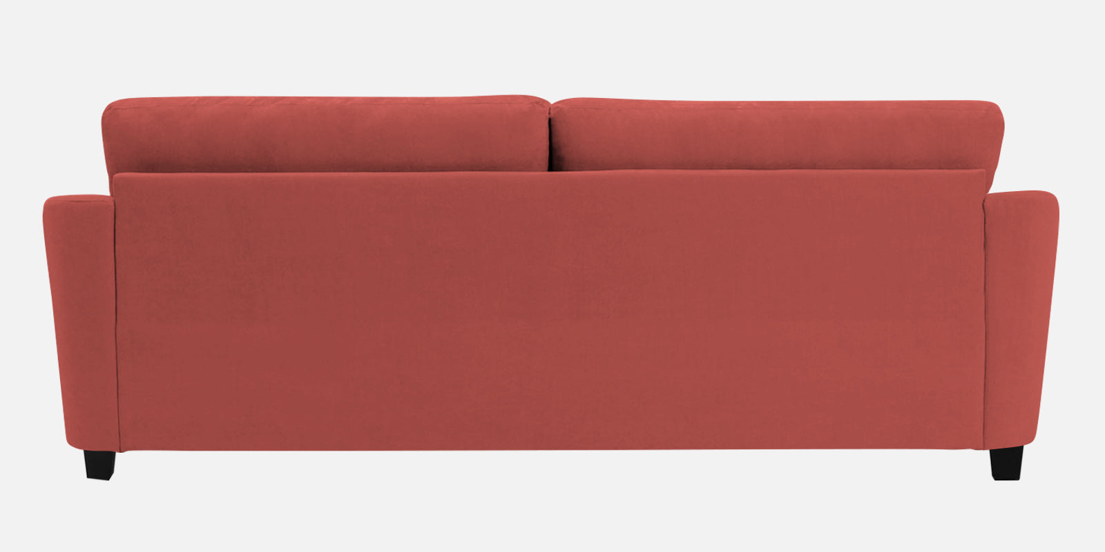 Mulan Fabric 3 Seater Sofa In Salmon Pink Colour - Febonic Living