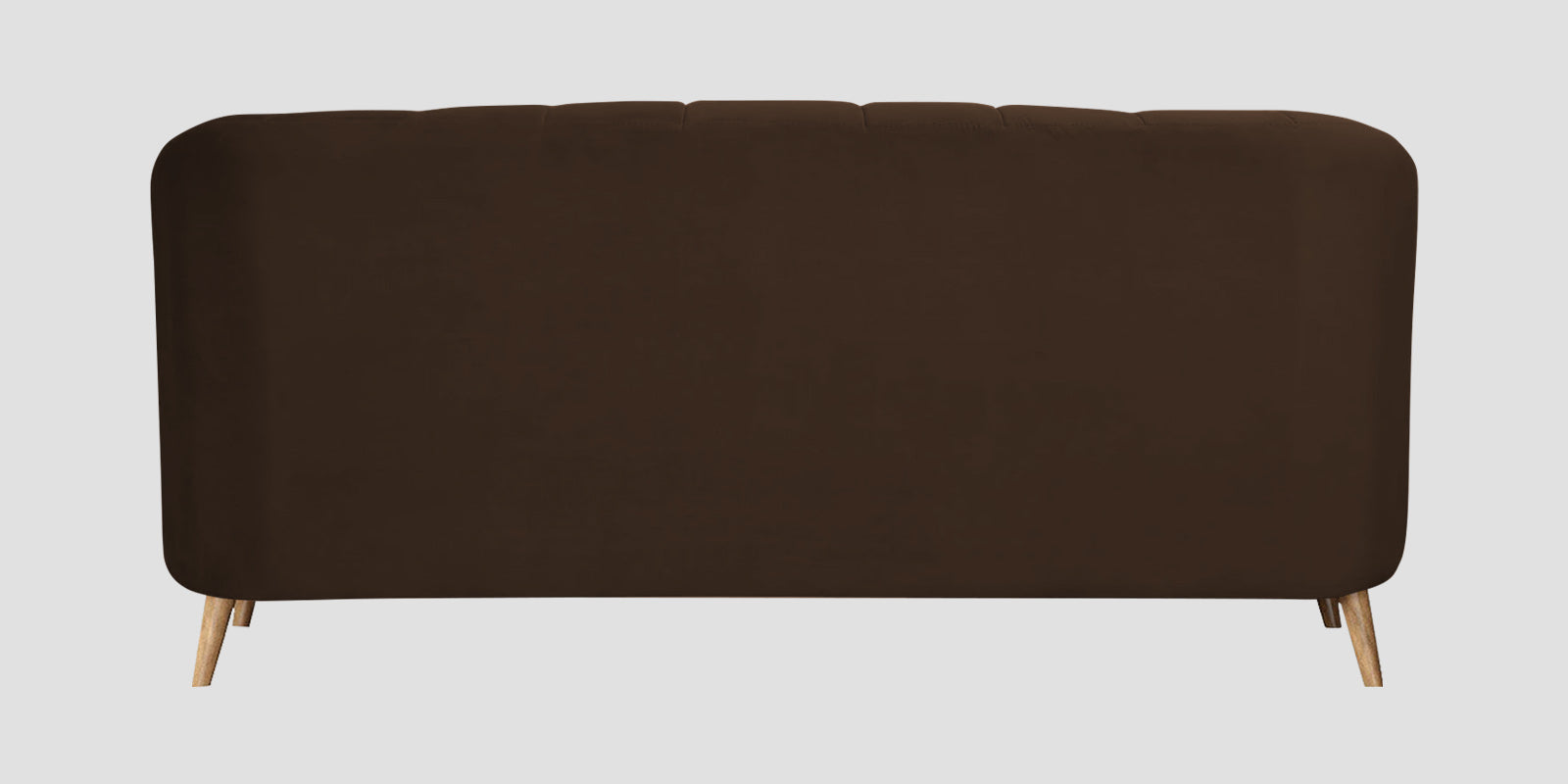 Kaylee Velvet 3 Seater Sofa In Chocolate Brown Colour - Febonic Living
