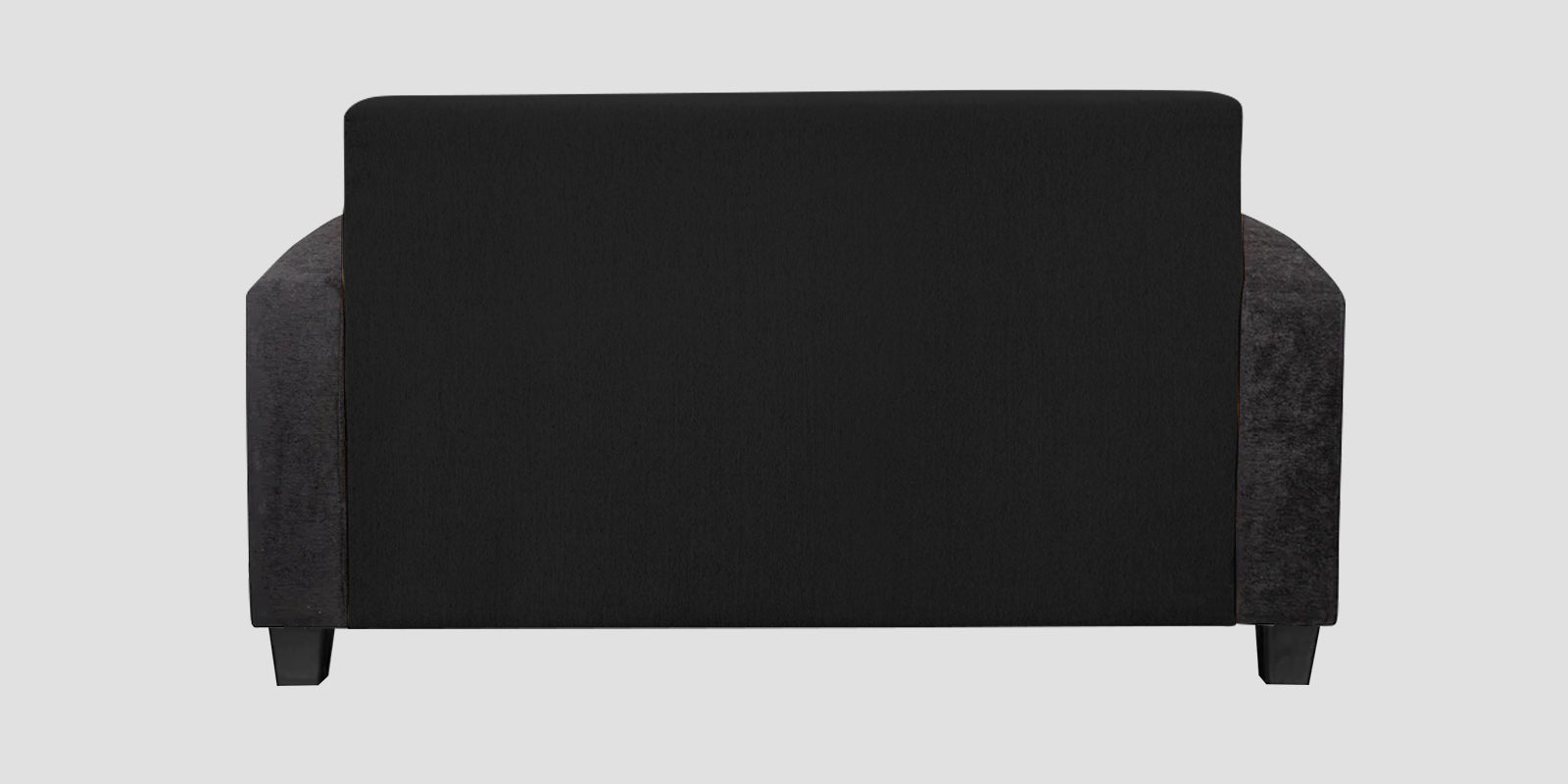 Alex Fabric 2 Seater Sofa In Zed Black Colour - Febonic Living