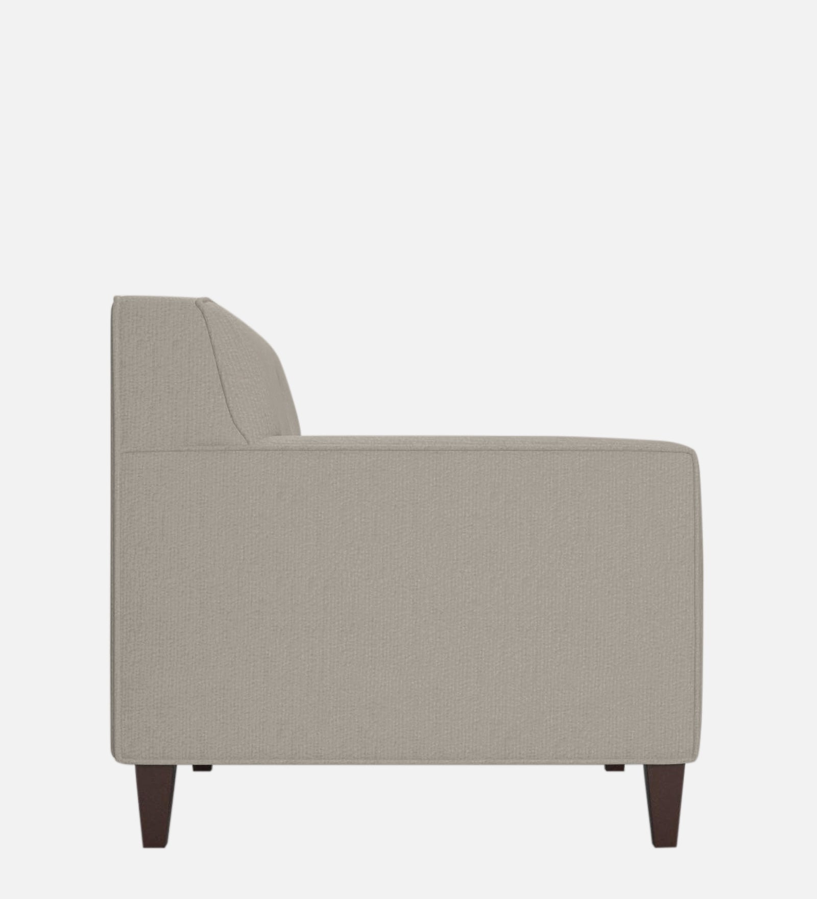 Miller Fabric 1 Seater Sofa In Ash Grey Colour - Febonic Living