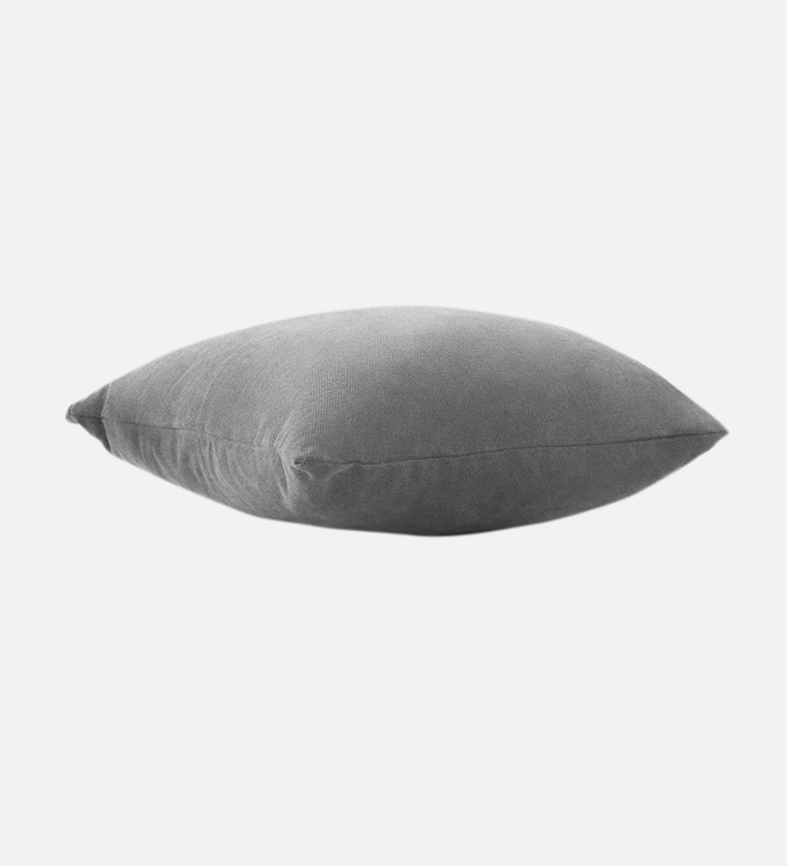 Kaya Fabric (20x20in) Sofa Pillows In Lit Grey Colour (Pack of 2) - Febonic Living